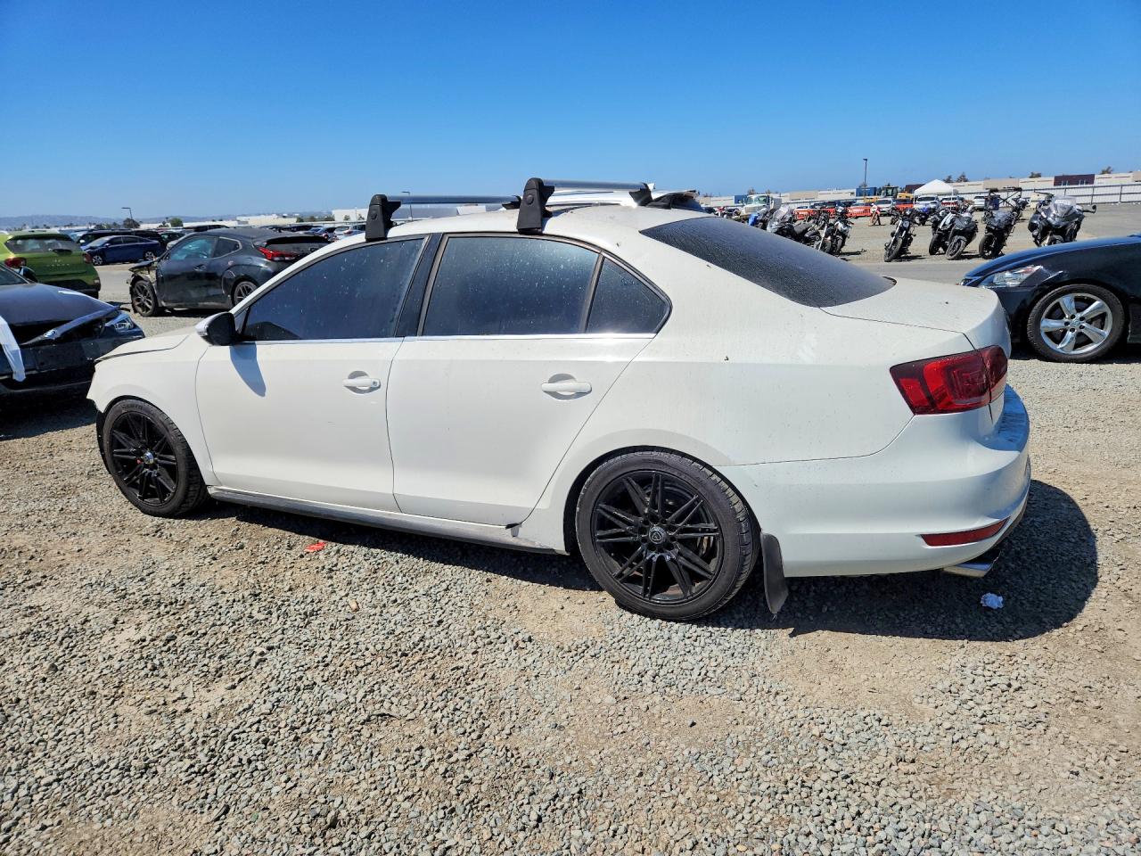 2013 Volkswagen Jetta Gli White vin: 3VW4T7AJXDM291096