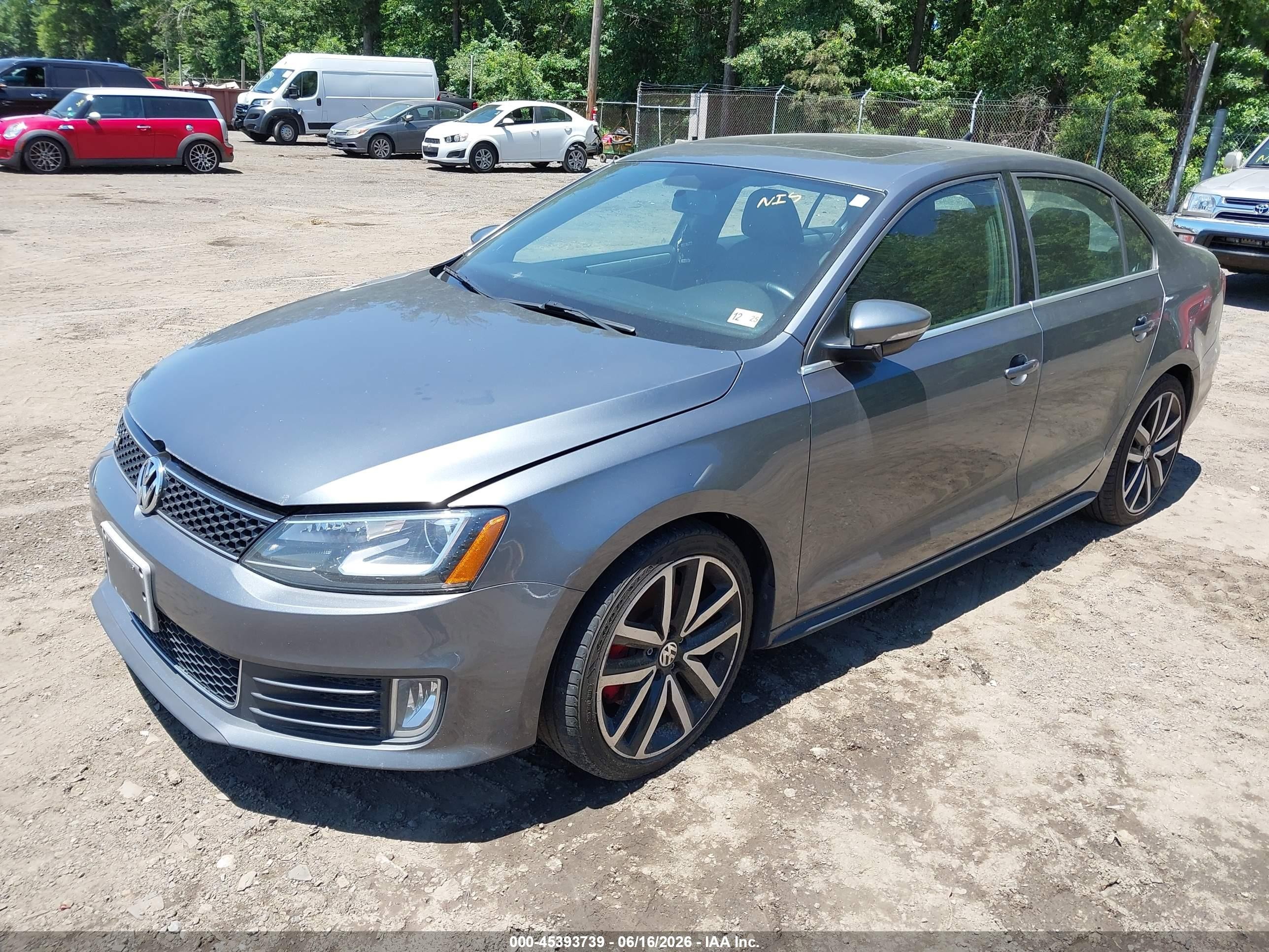 2013 Volkswagen Jetta Gli Autobahn W/nav Gray vin: 3VW4T7AJXDM443264