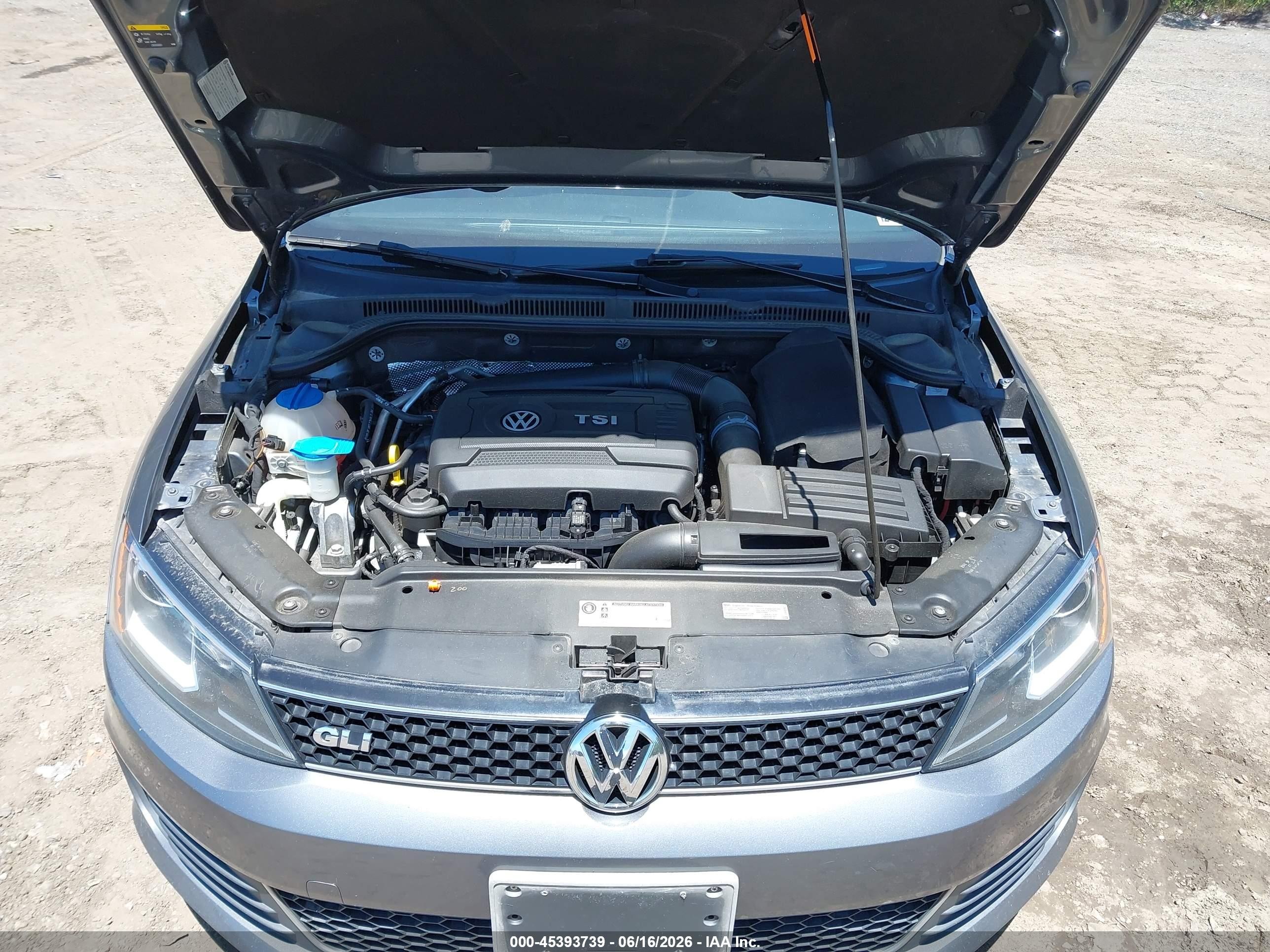 2013 Volkswagen Jetta Gli Autobahn W/nav Gray vin: 3VW4T7AJXDM443264