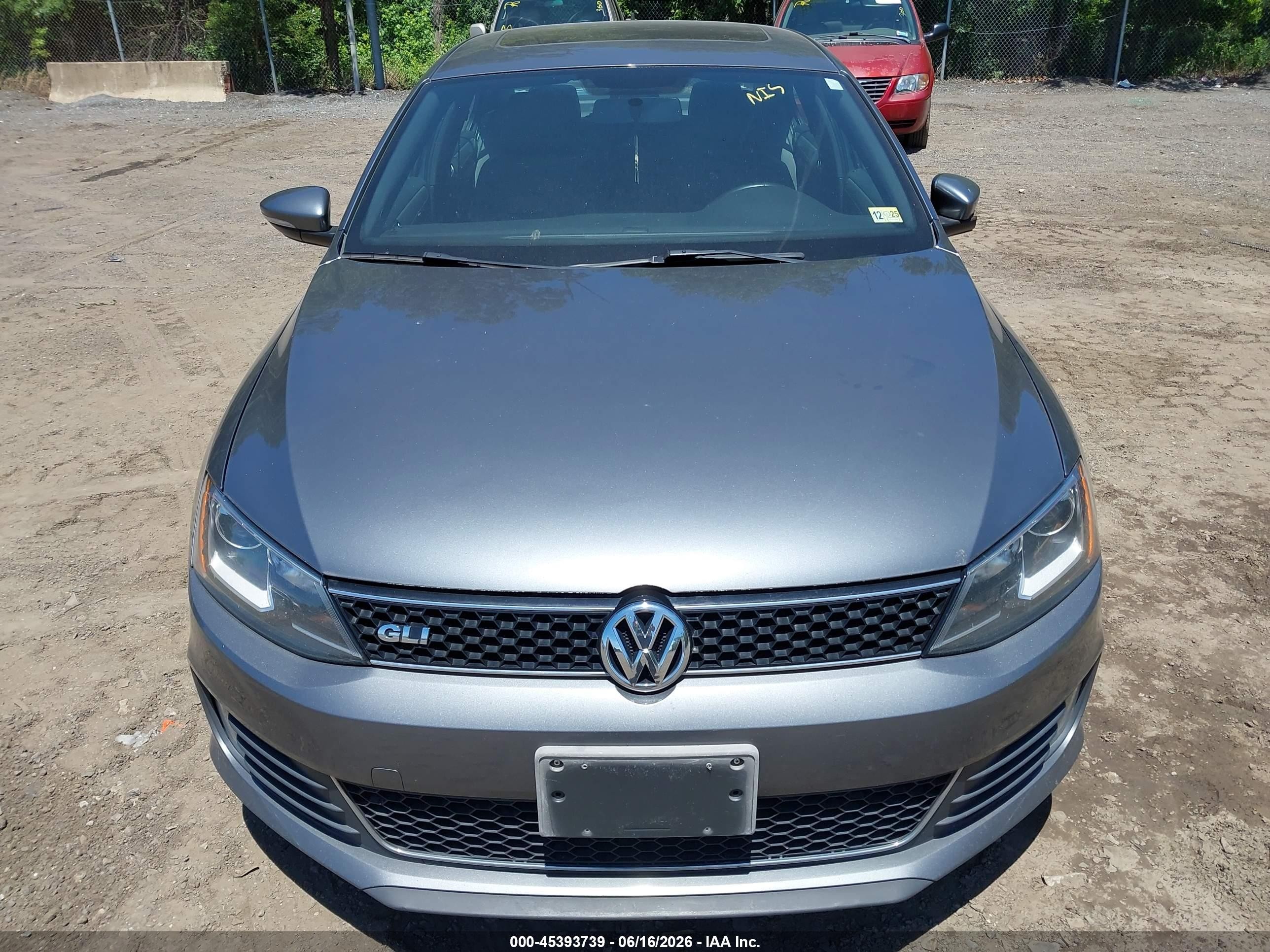 2013 Volkswagen Jetta Gli Autobahn W/nav Gray vin: 3VW4T7AJXDM443264