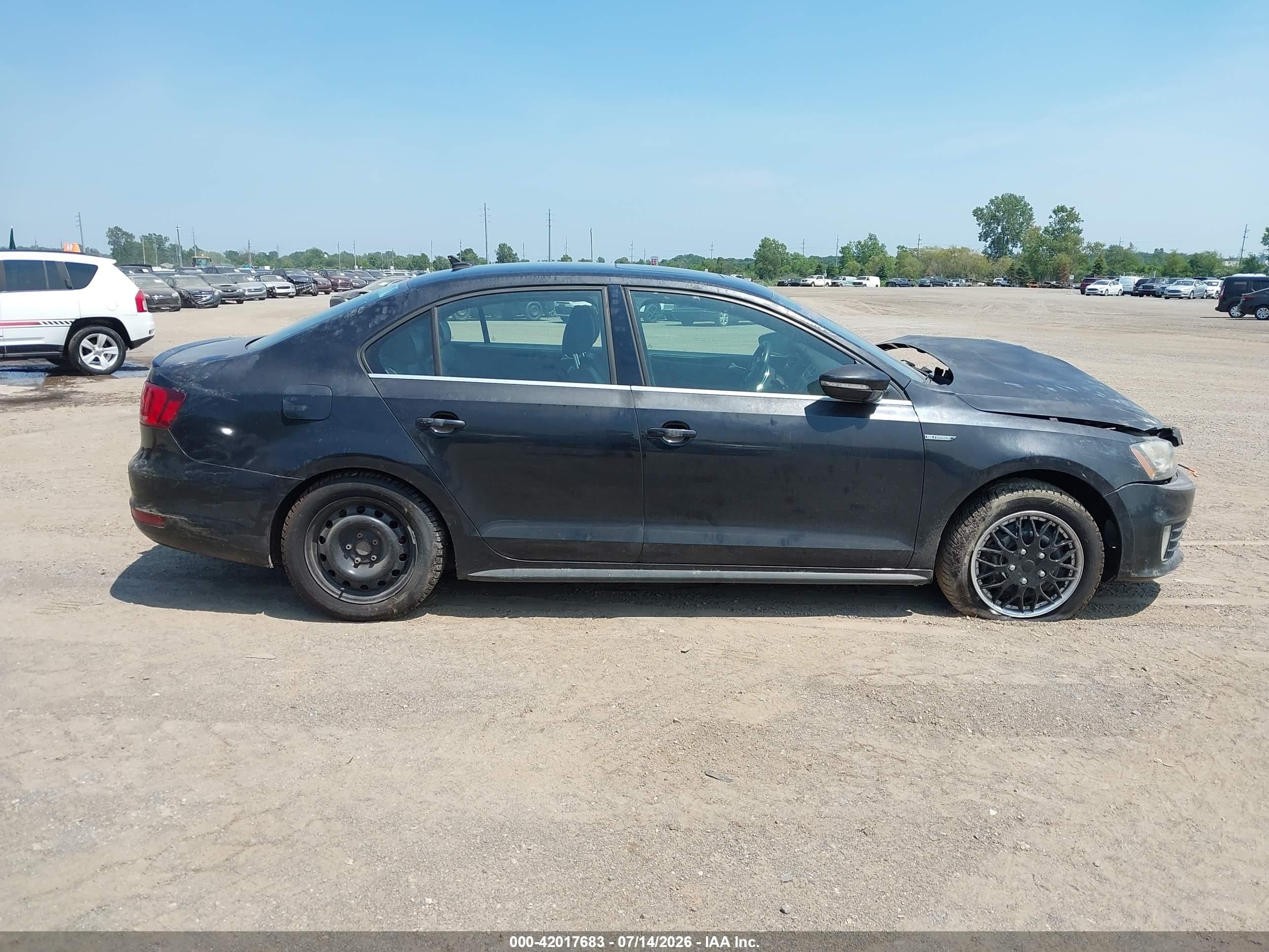 2014 Volkswagen Jetta Gli Edition 30 W/nav Gray vin: 3VW4T7AJXEM261646