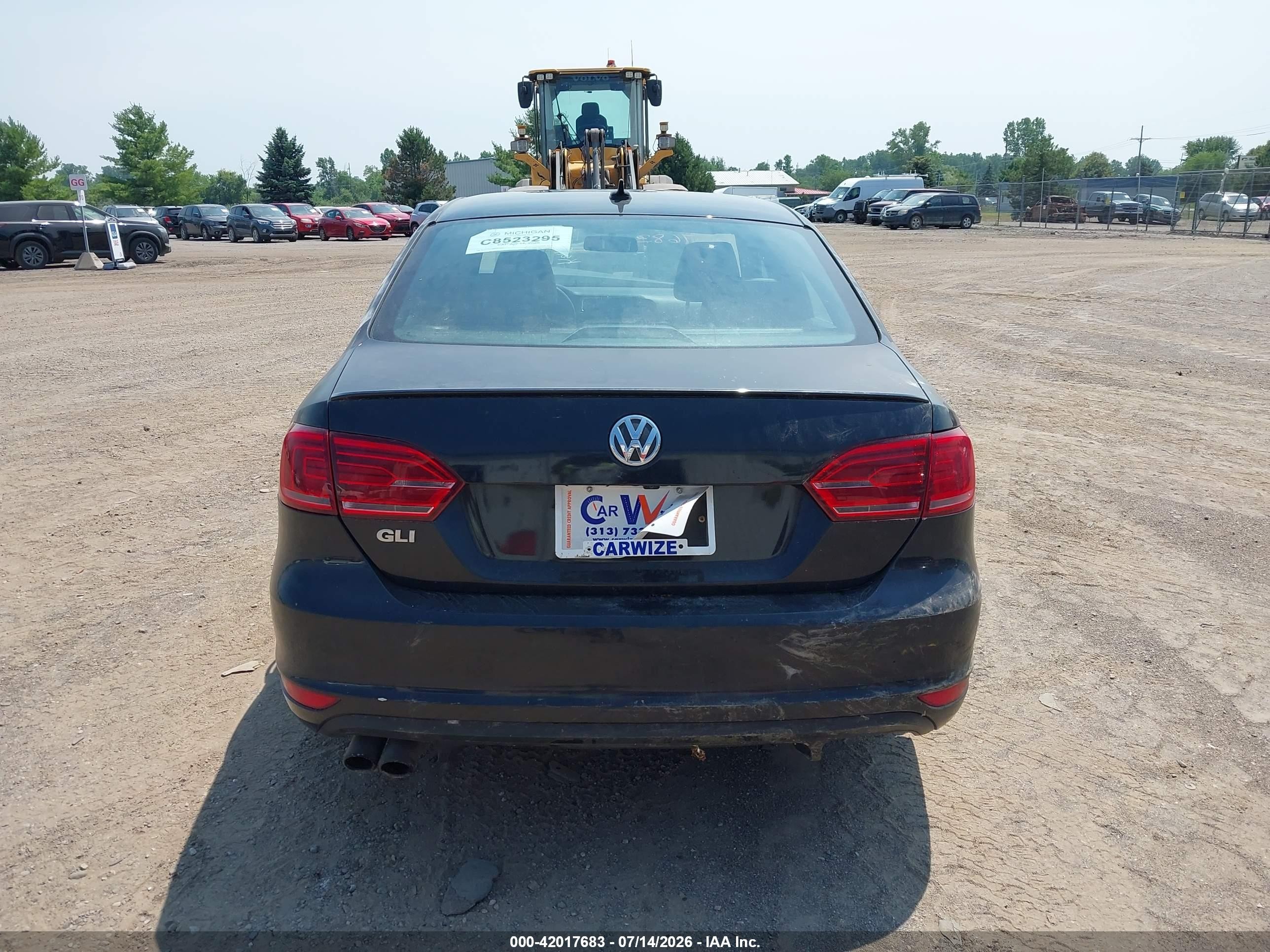 2014 Volkswagen Jetta Gli Edition 30 W/nav Gray vin: 3VW4T7AJXEM261646