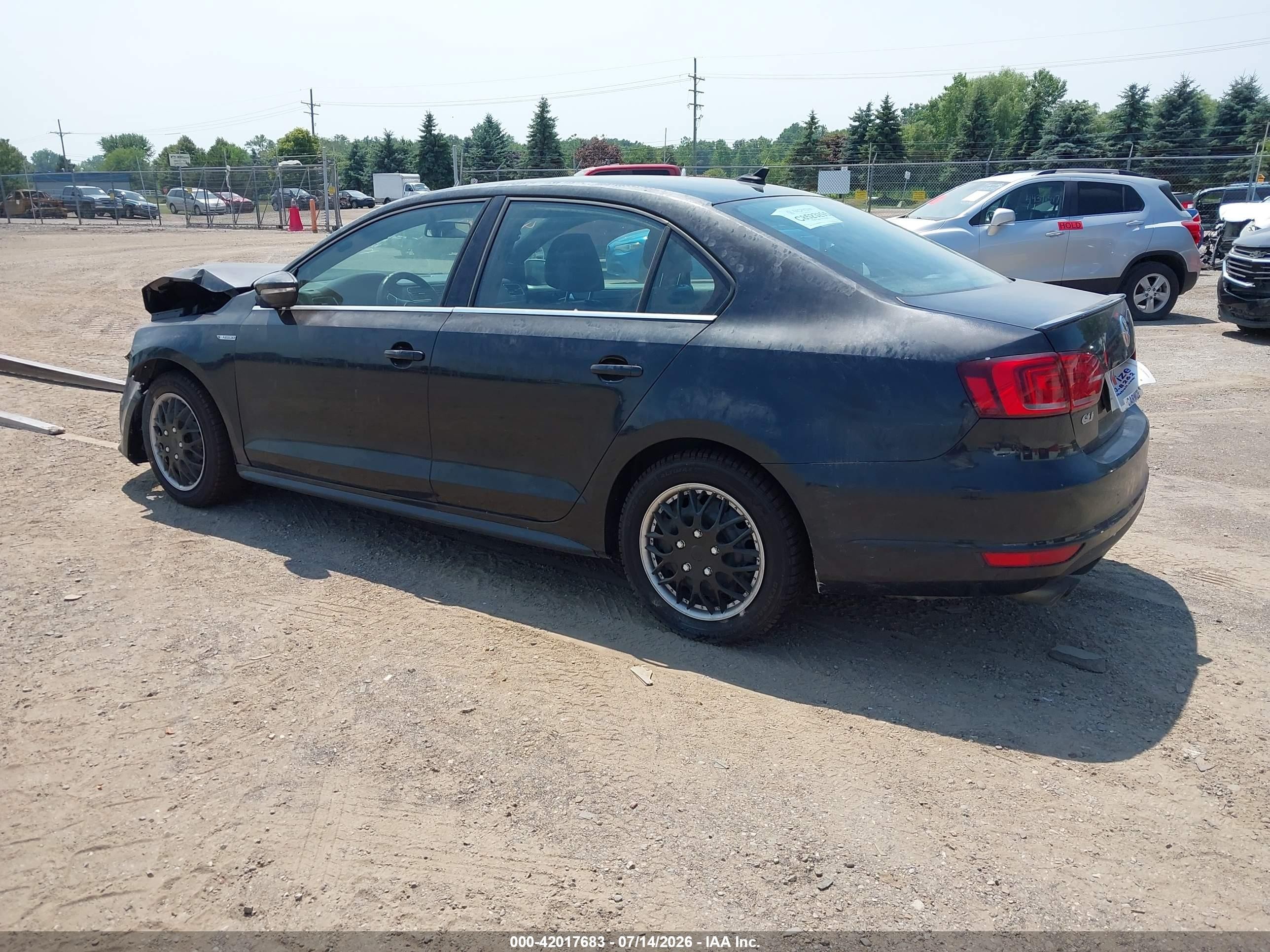 2014 Volkswagen Jetta Gli Edition 30 W/nav Gray vin: 3VW4T7AJXEM261646