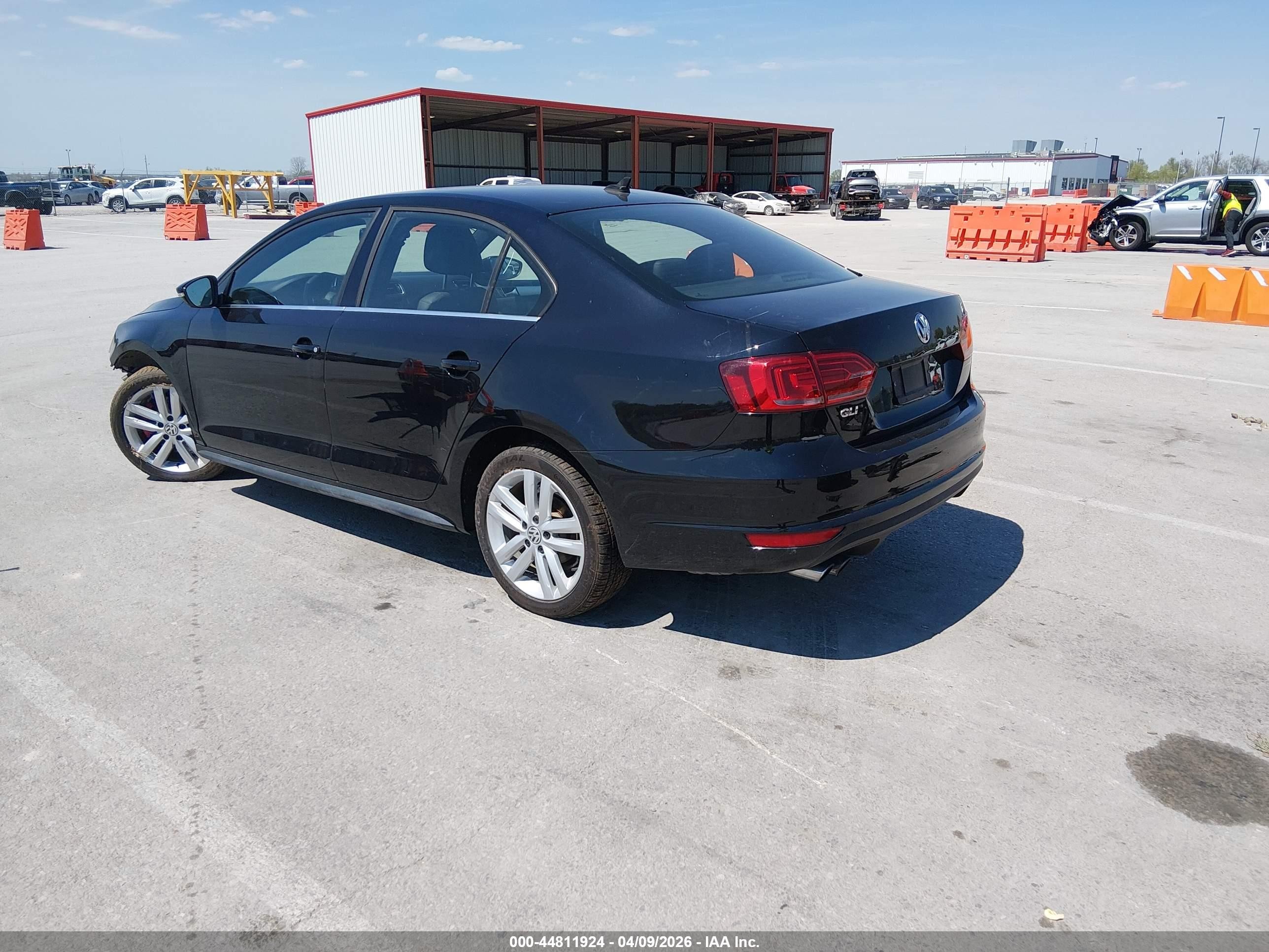 2014 Volkswagen Jetta Gli Черный vin: 3VW4T7AJXEM397307