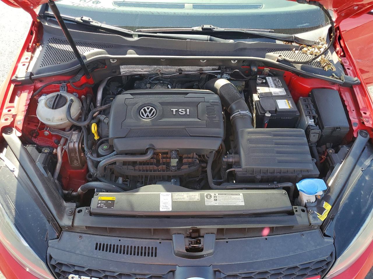 2015 Volkswagen Gti Red vin: 3VW4T7AU1FM007643