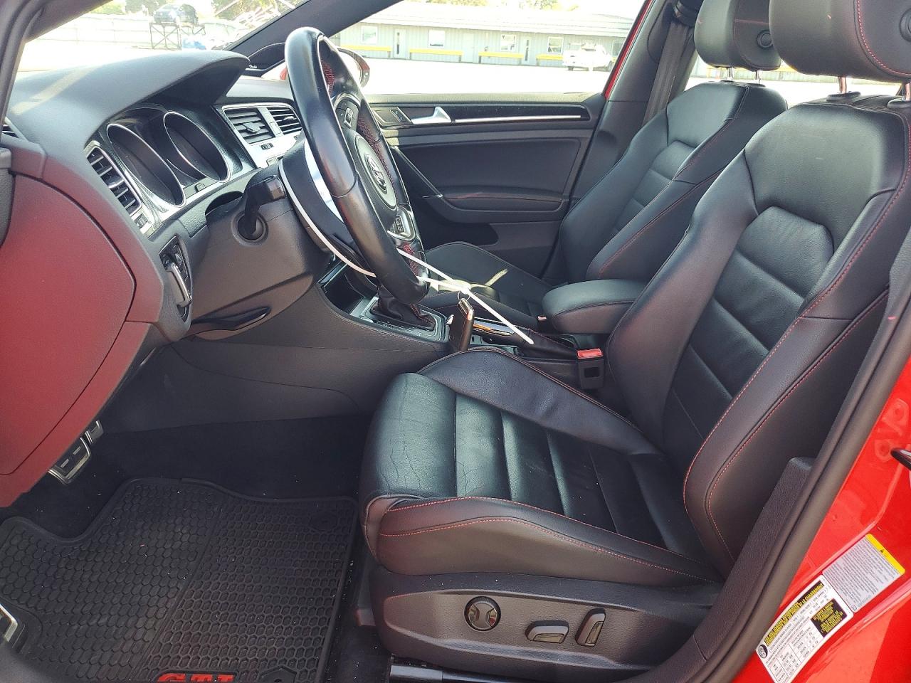2015 Volkswagen Gti Red vin: 3VW4T7AU1FM007643