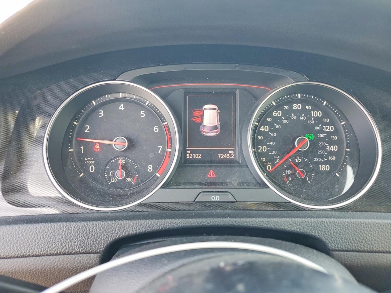 2015 Volkswagen Gti Red vin: 3VW4T7AU1FM007643