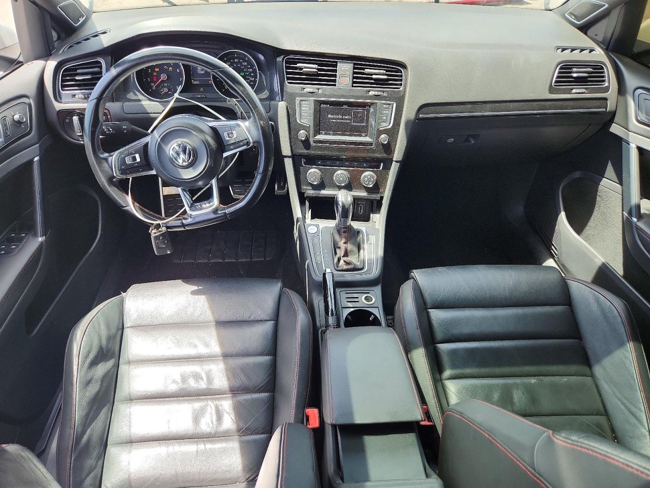 2015 Volkswagen Gti White vin: 3VW4T7AU1FM065252