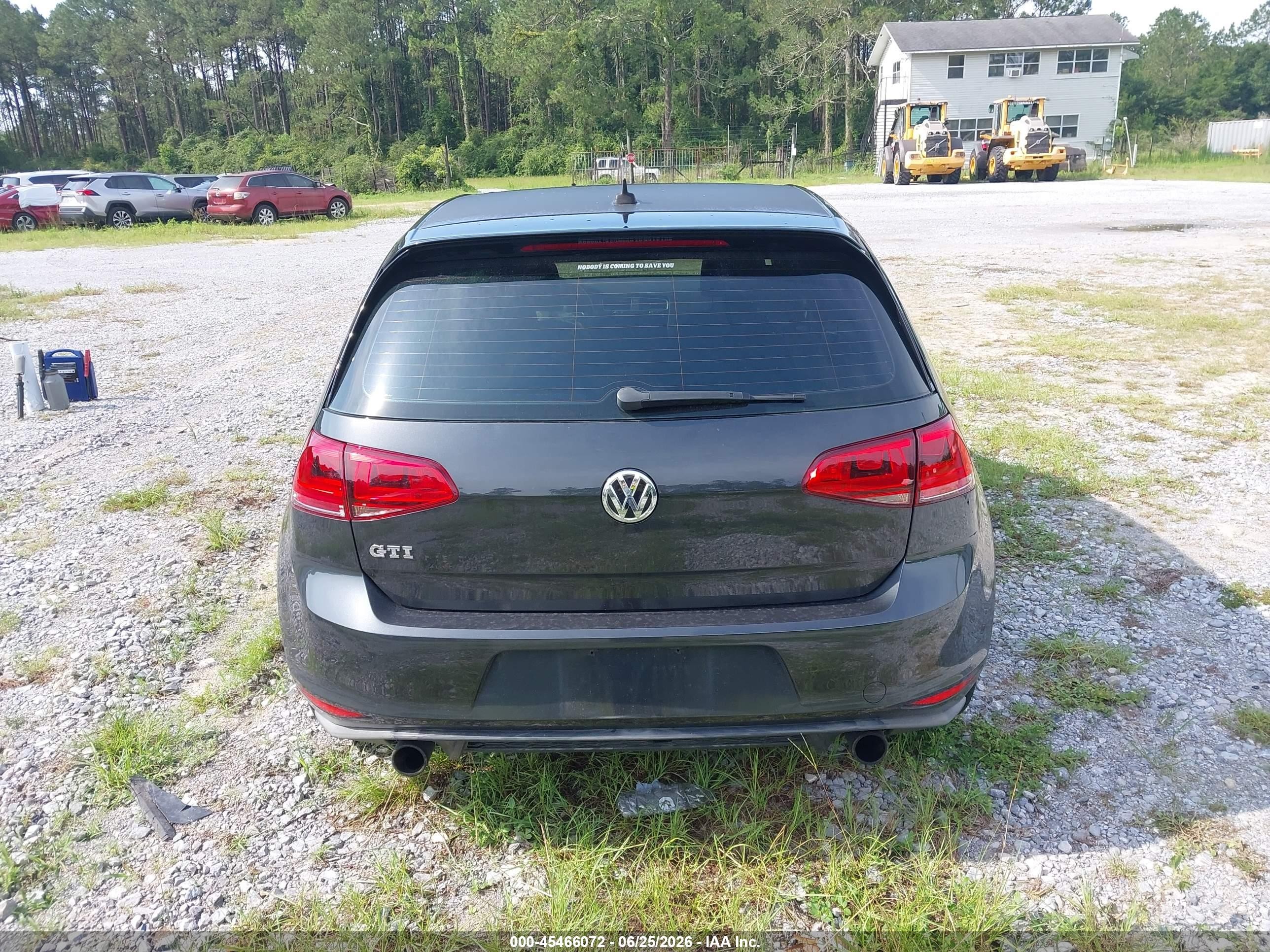 2015 Volkswagen Golf Gti 2.0t Se 4-door Gray vin: 3VW4T7AU1FM074890
