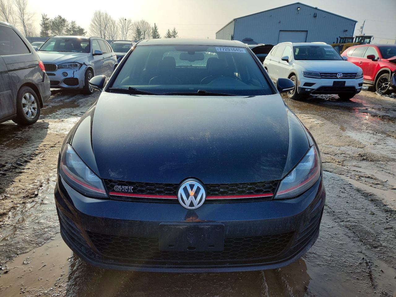 2015 Volkswagen Gti Black vin: 3VW4T7AU2FM004458