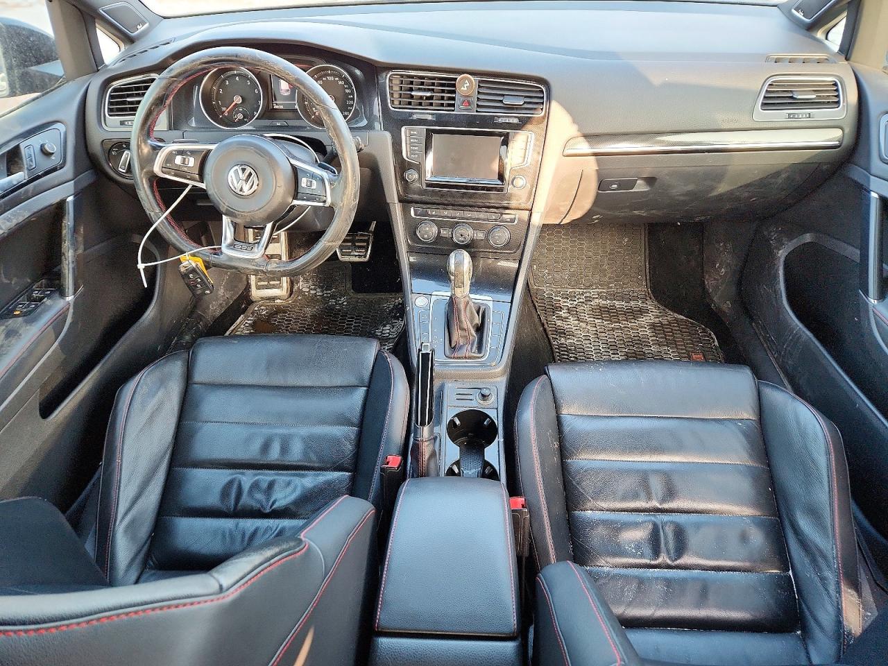 2015 Volkswagen Gti Black vin: 3VW4T7AU2FM004458