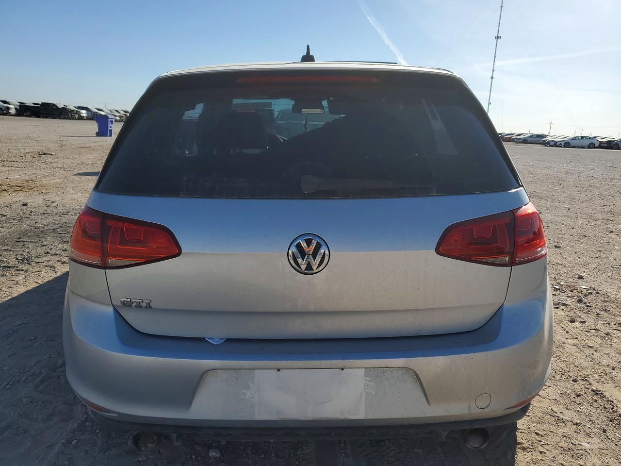 2015 Volkswagen Gti Silver vin: 3VW4T7AU2FM044376