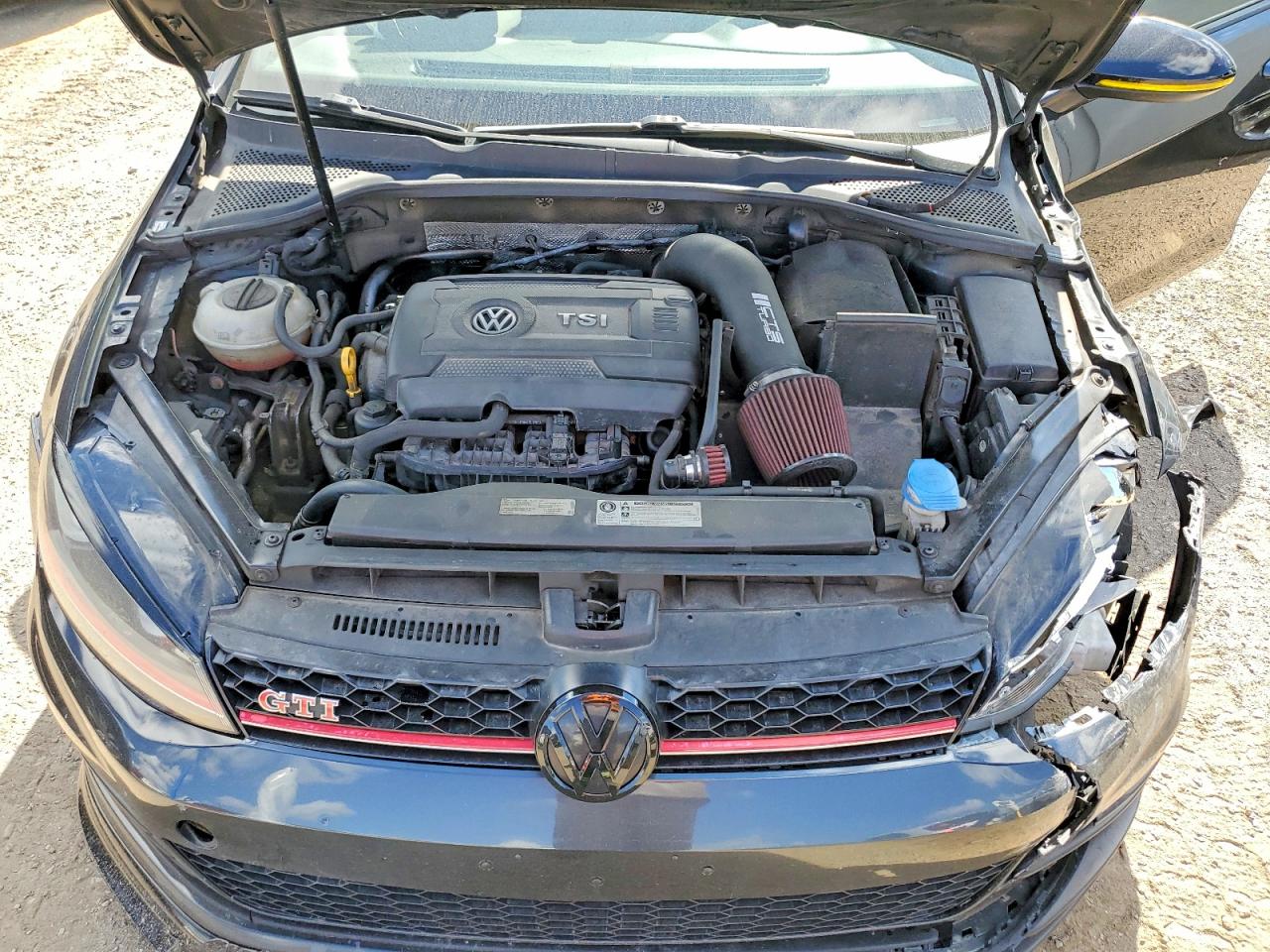 2015 Volkswagen Gti Черный vin: 3VW4T7AU2FM056625