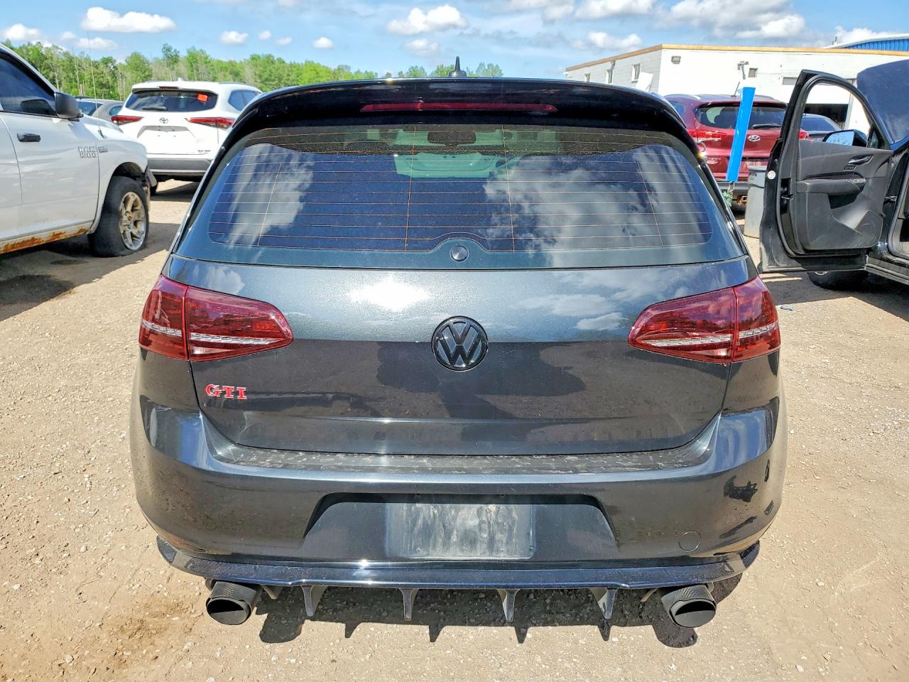 2015 Volkswagen Gti Черный vin: 3VW4T7AU2FM056625