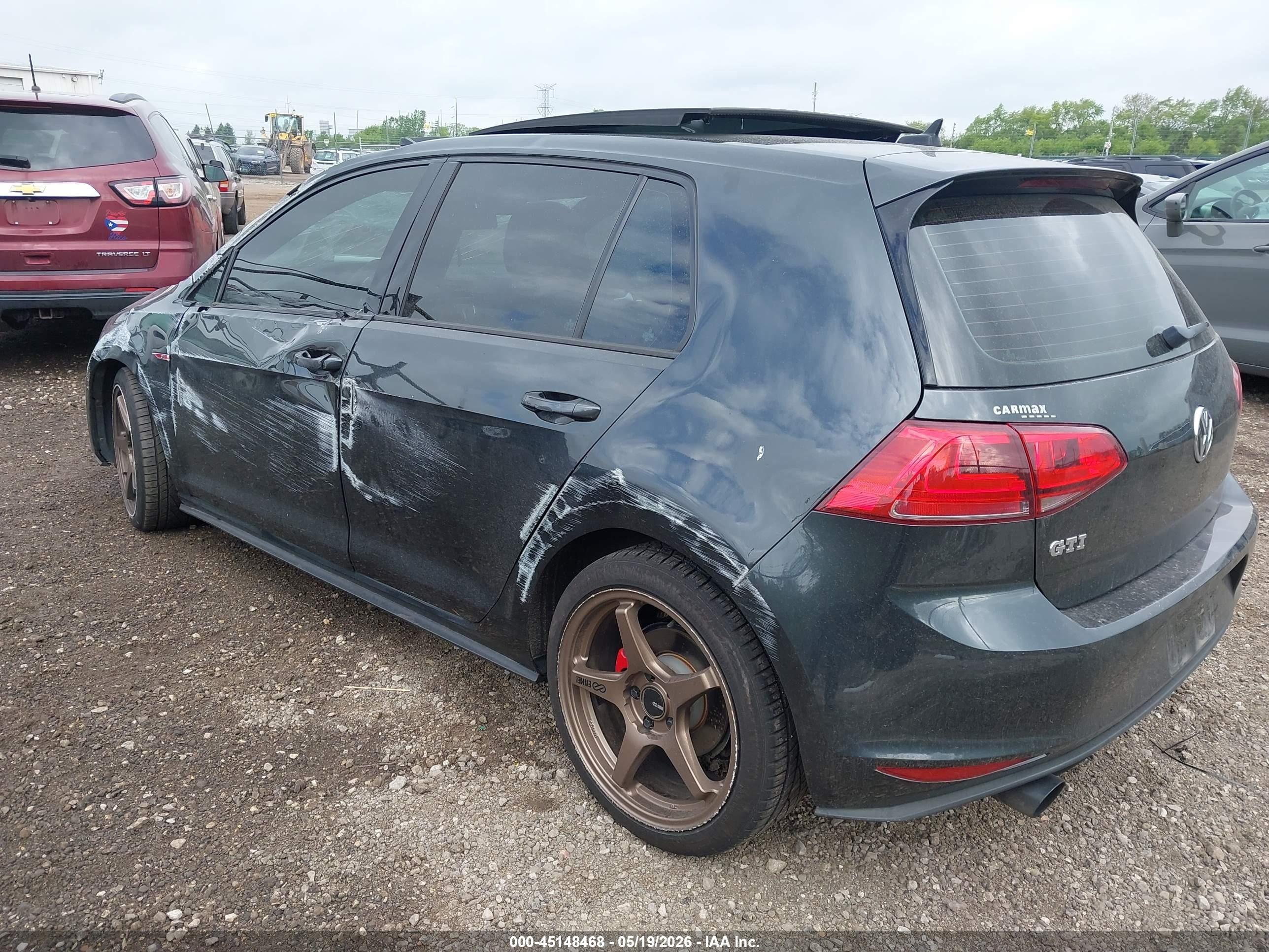 2015 Volkswagen Golf Gti 2.0t Se 4-door Black vin: 3VW4T7AU4FM055394