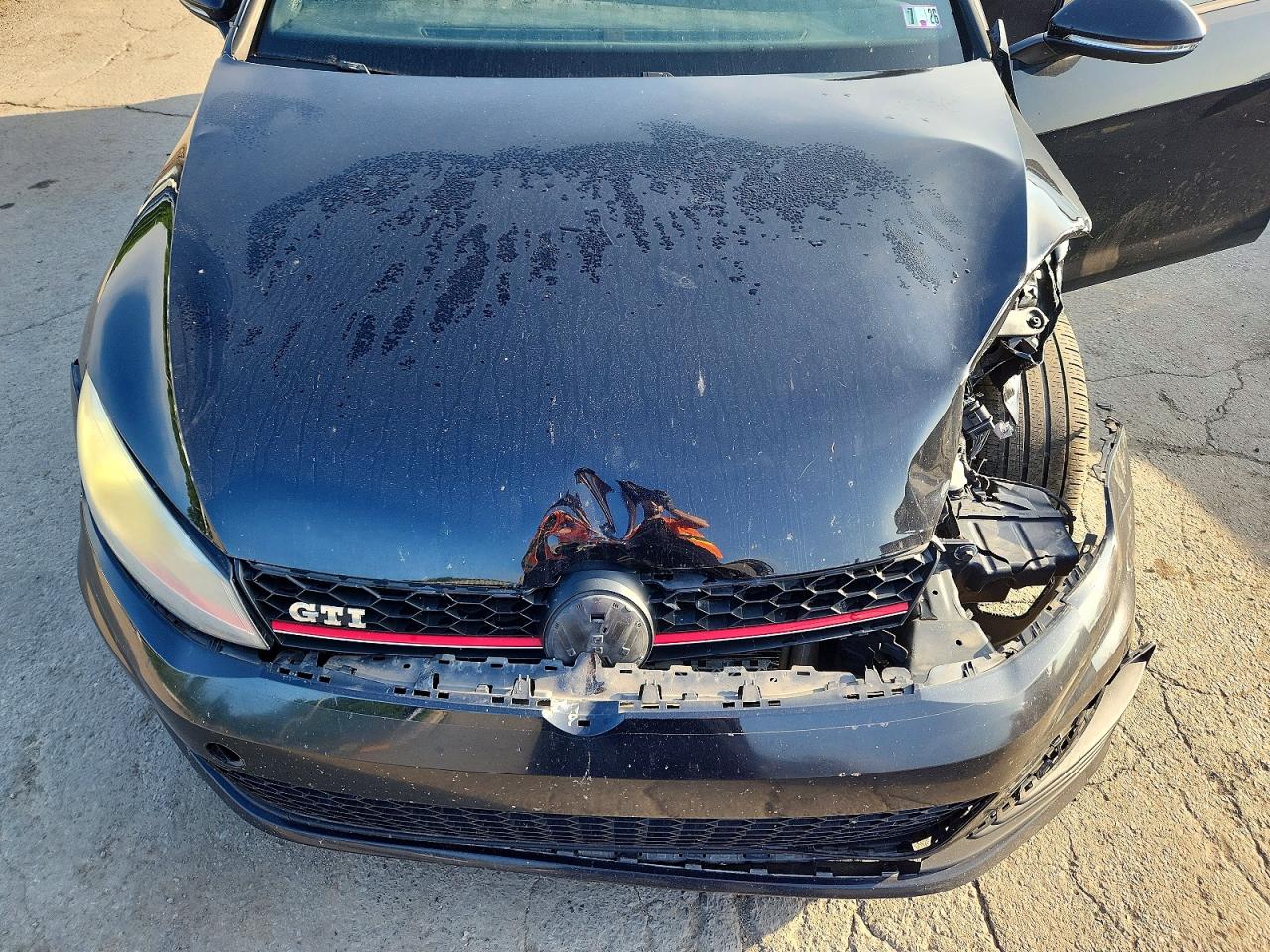 2015 Volkswagen Gti Black vin: 3VW4T7AU5FM007323