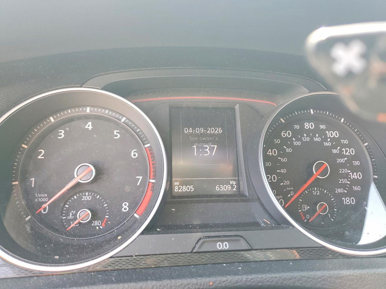 2015 Volkswagen Gti Charcoal vin: 3VW4T7AU5FM007869