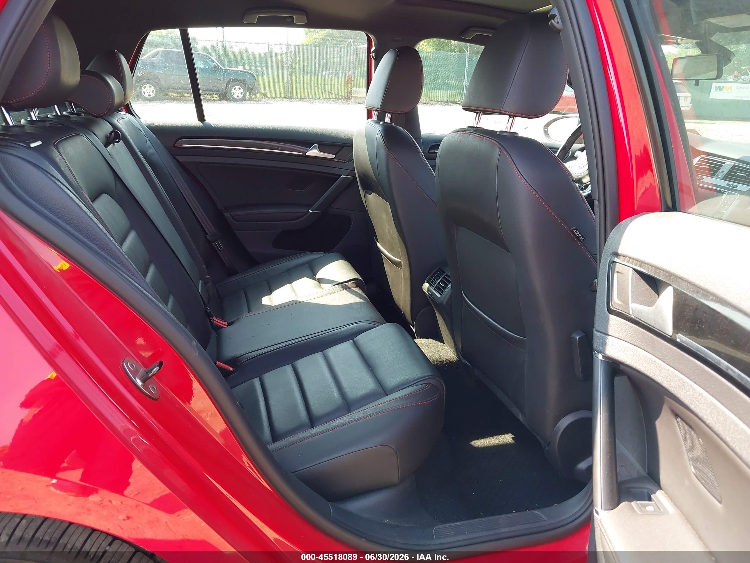 2015 Volkswagen Golf Gti 2.0t Se 4-door Красный vin: 3VW4T7AU7FM090429