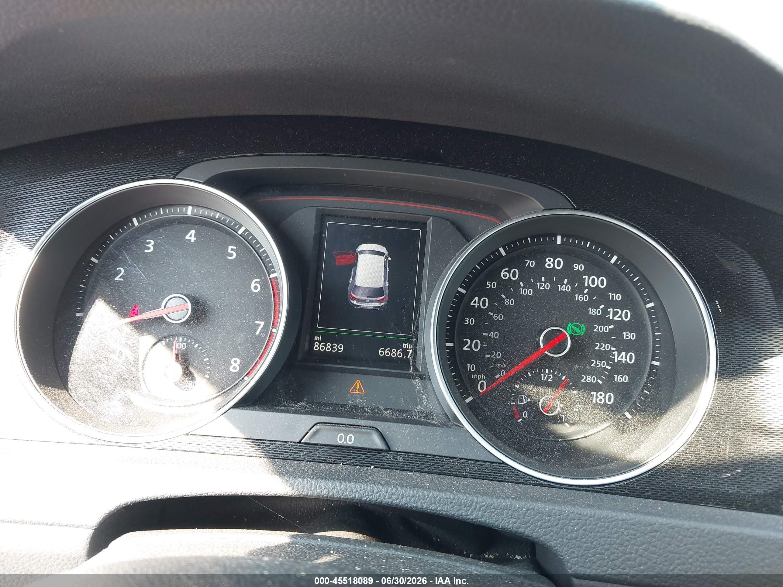 2015 Volkswagen Golf Gti 2.0t Se 4-door Красный vin: 3VW4T7AU7FM090429