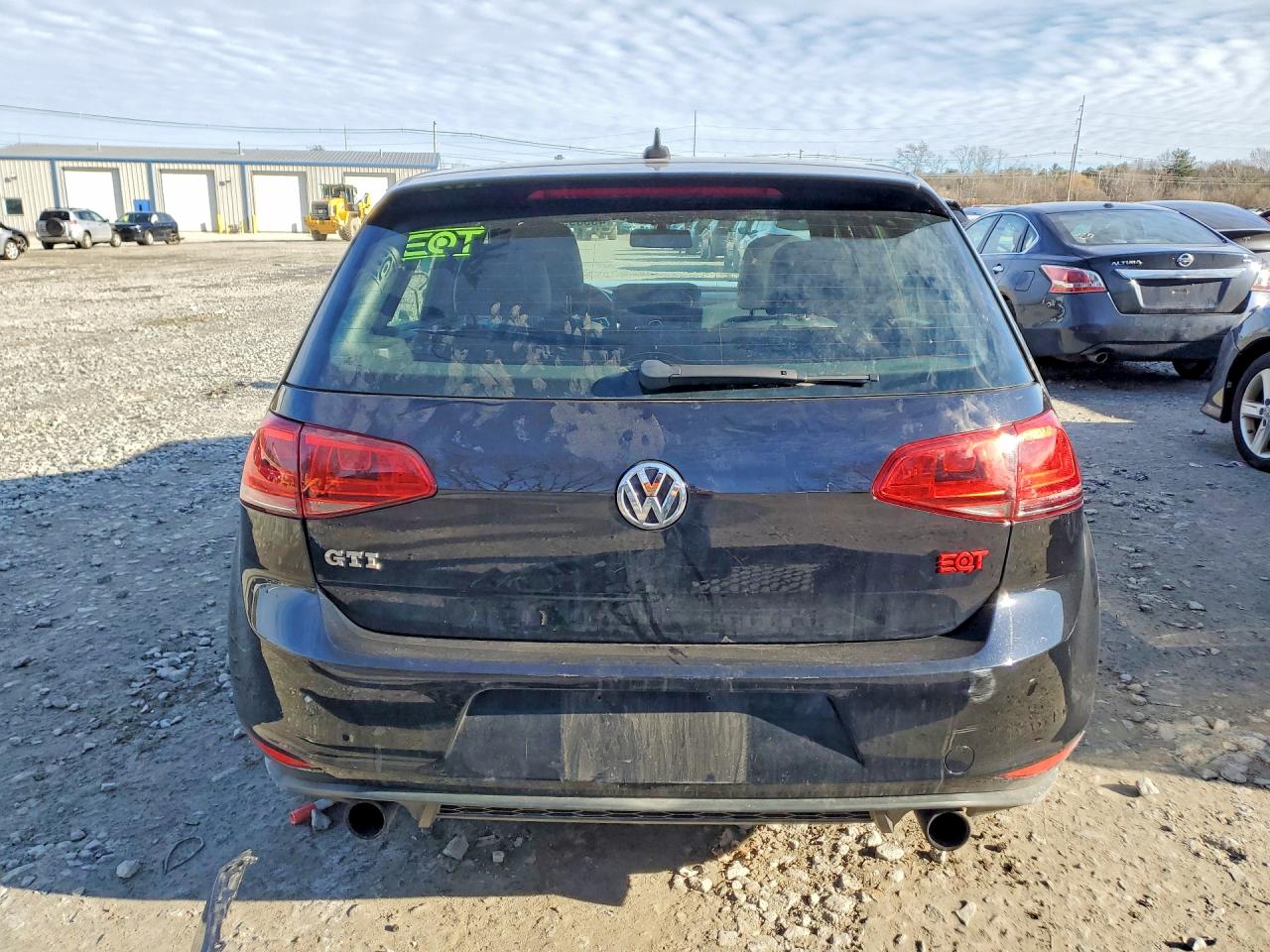 2015 Volkswagen Gti Black vin: 3VW4T7AU8FM012984