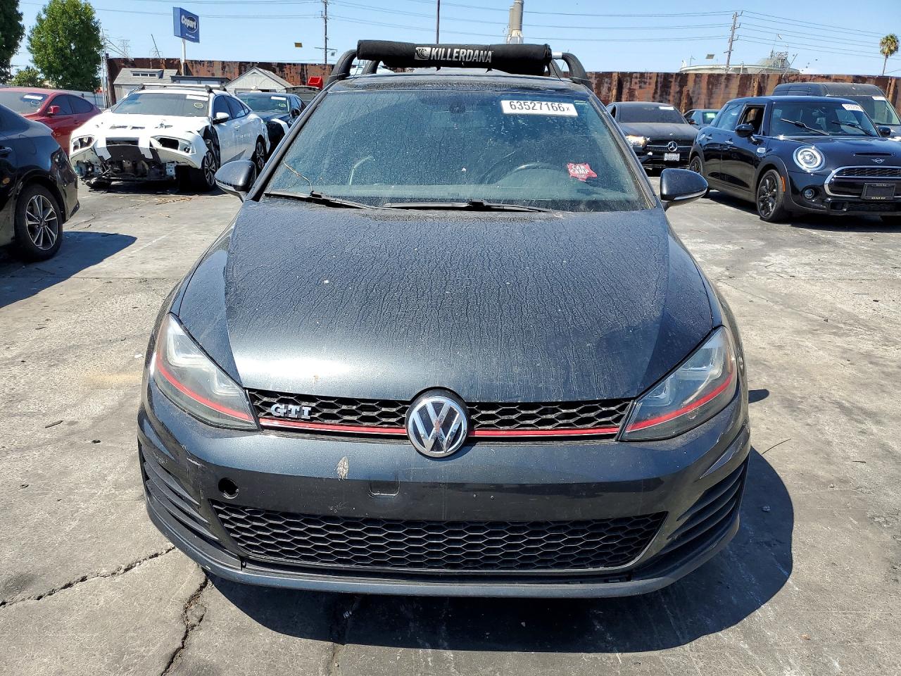 2015 Volkswagen Gti Charcoal vin: 3VW4T7AU8FM033642