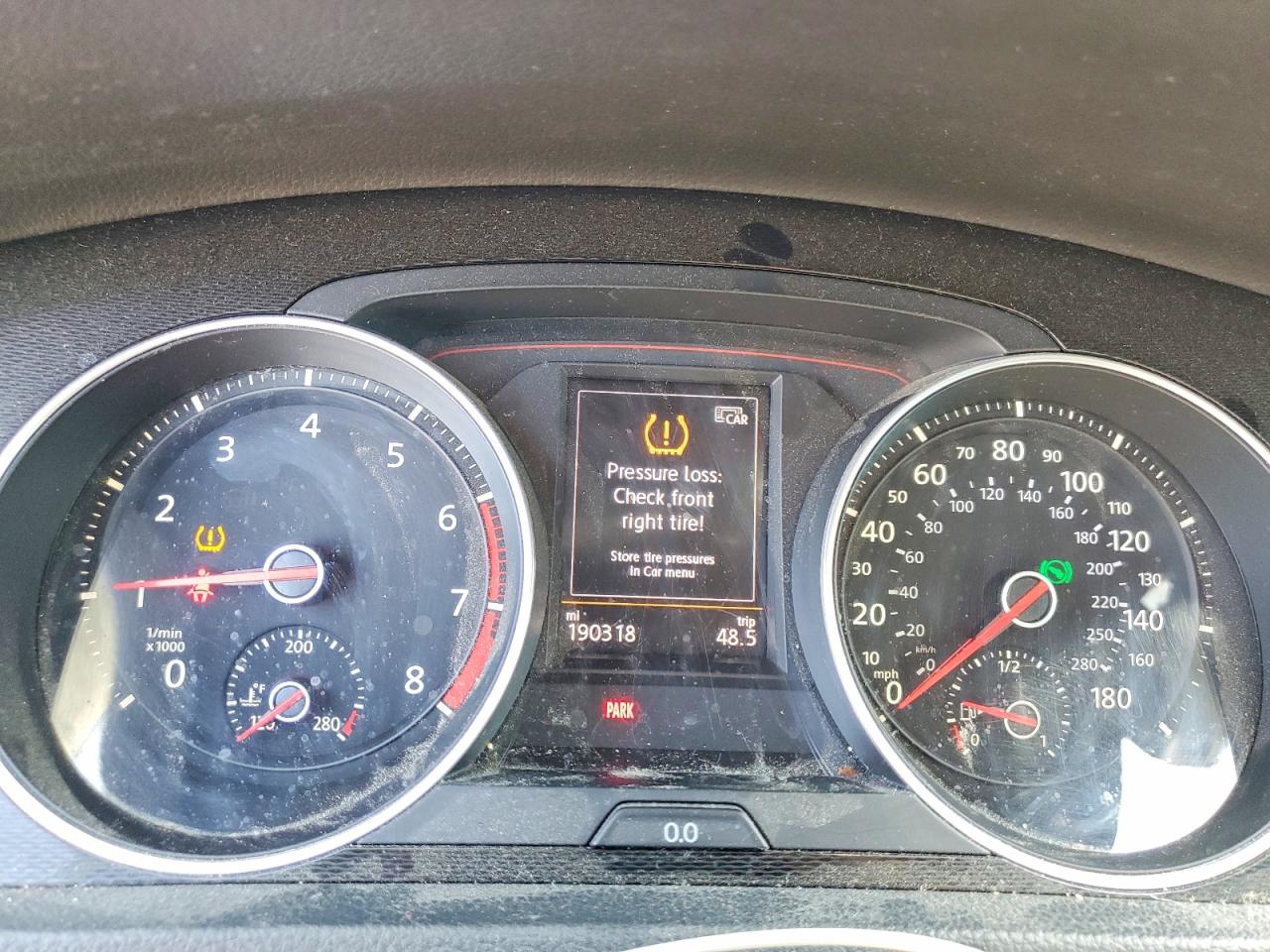 2015 Volkswagen Gti Charcoal vin: 3VW4T7AU8FM033642
