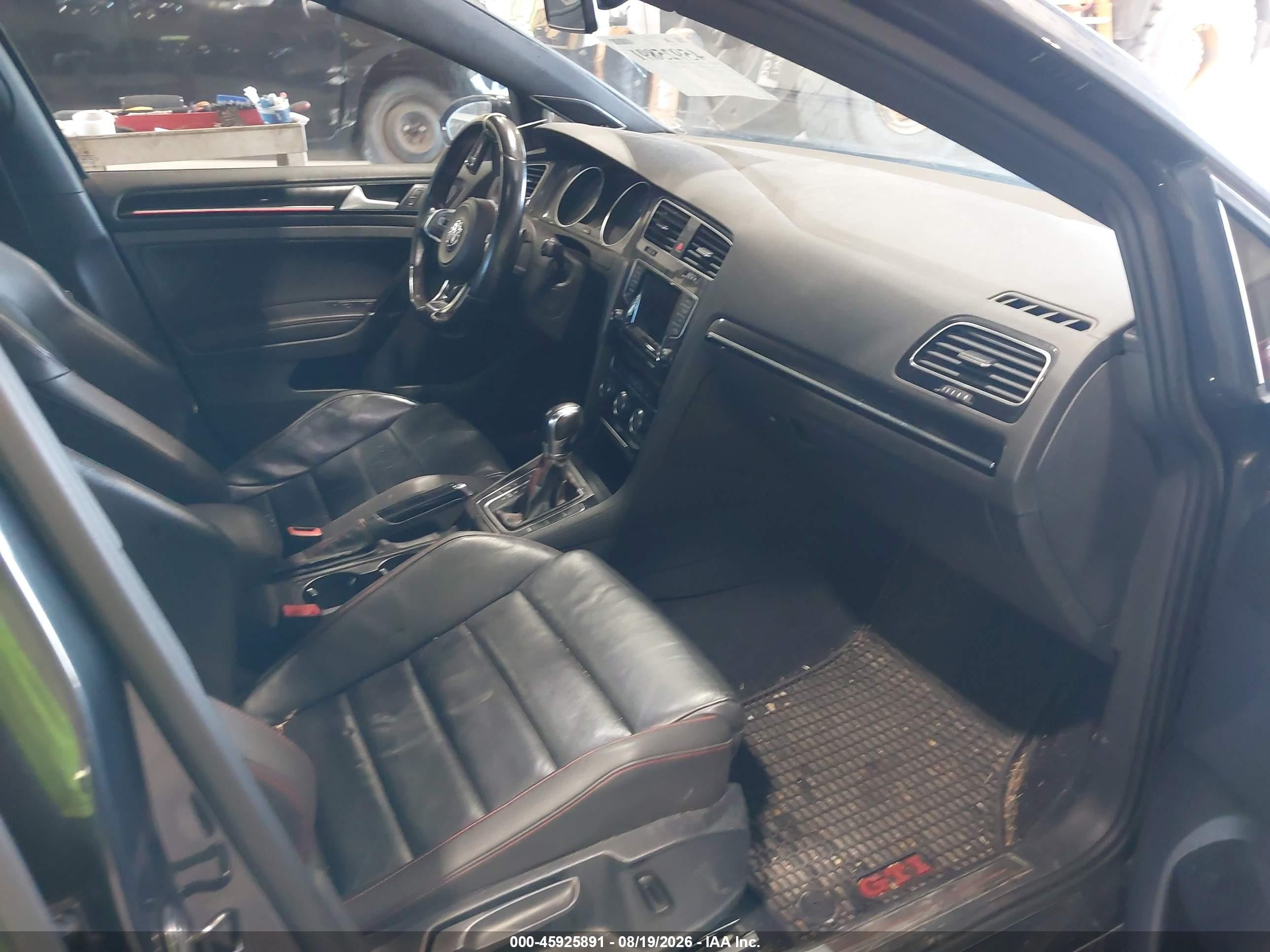 2015 Volkswagen Golf Gti 2.0t Se 4-door Gray vin: 3VW4T7AU8FM045855