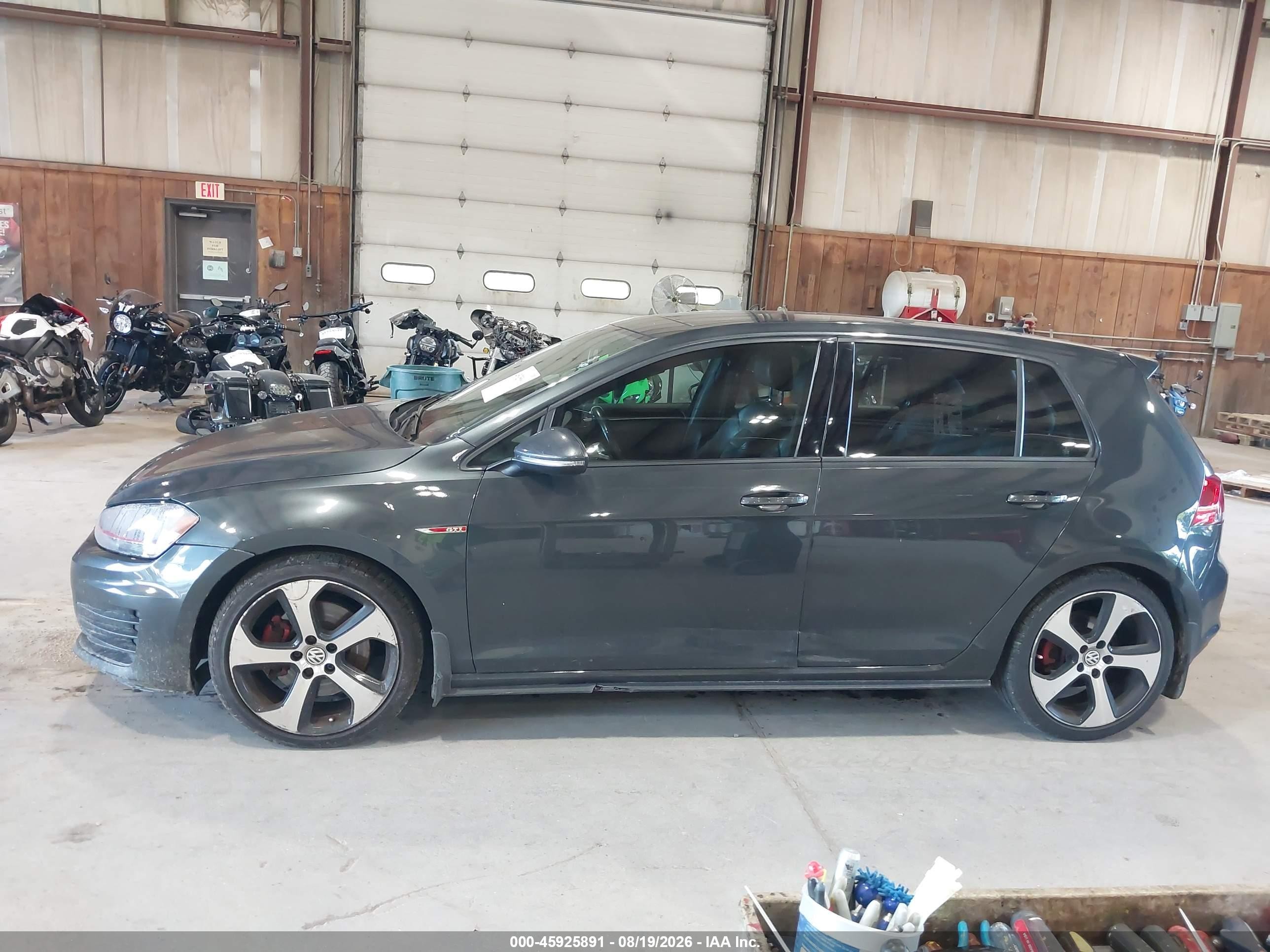 2015 Volkswagen Golf Gti 2.0t Se 4-door Gray vin: 3VW4T7AU8FM045855