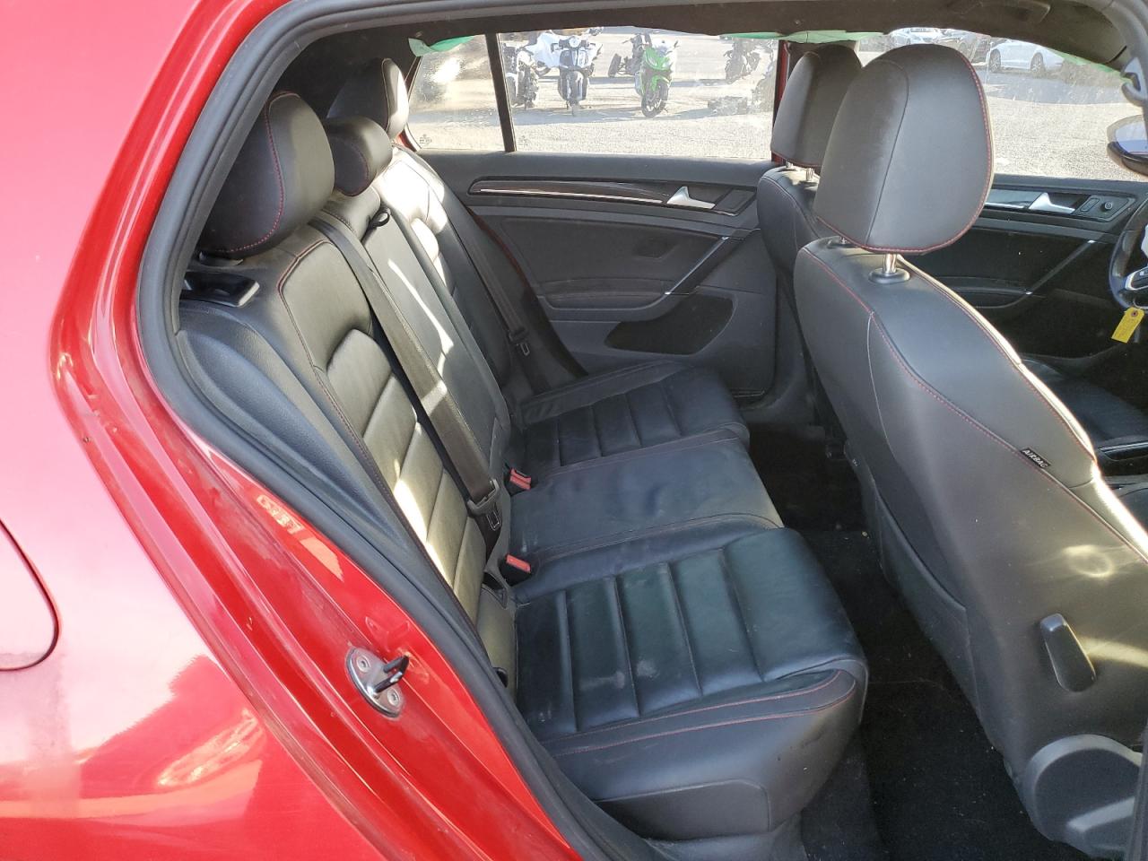 2015 Volkswagen Gti Красный vin: 3VW4T7AU9FM008958