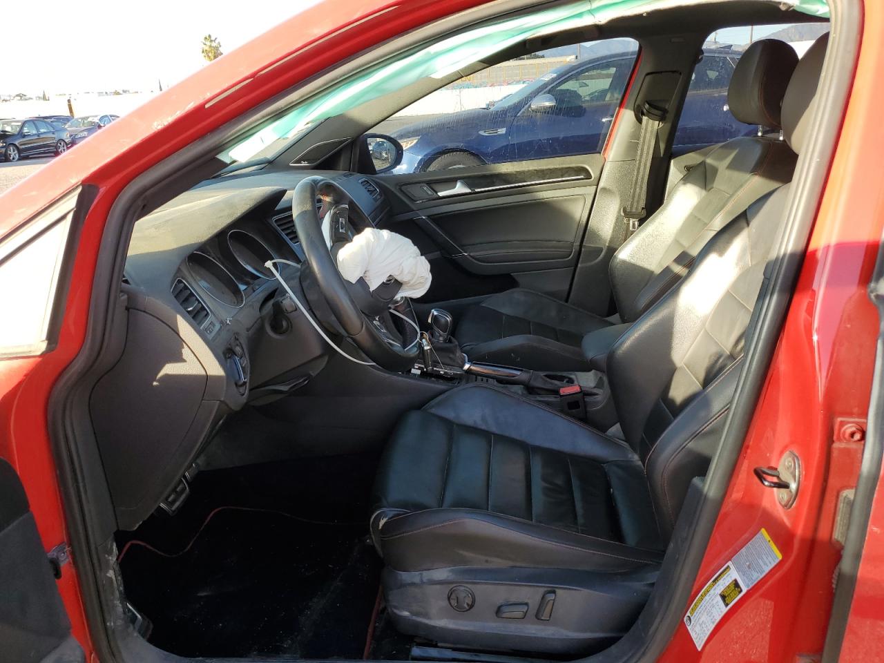 2015 Volkswagen Gti Красный vin: 3VW4T7AU9FM008958