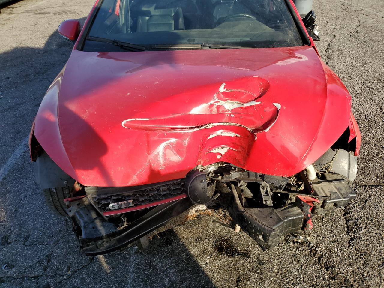 2015 Volkswagen Gti Красный vin: 3VW4T7AU9FM008958