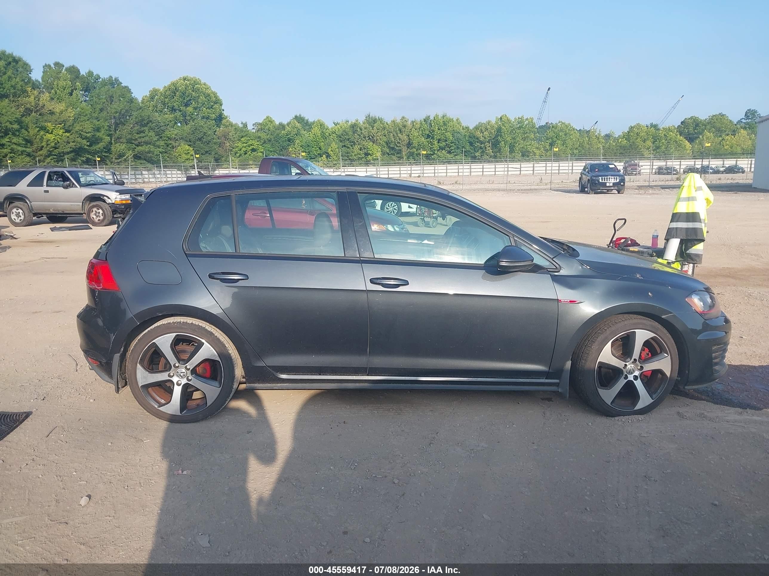 2015 Volkswagen Golf Gti 2.0t Se 4-door Gray vin: 3VW4T7AU9FM047324