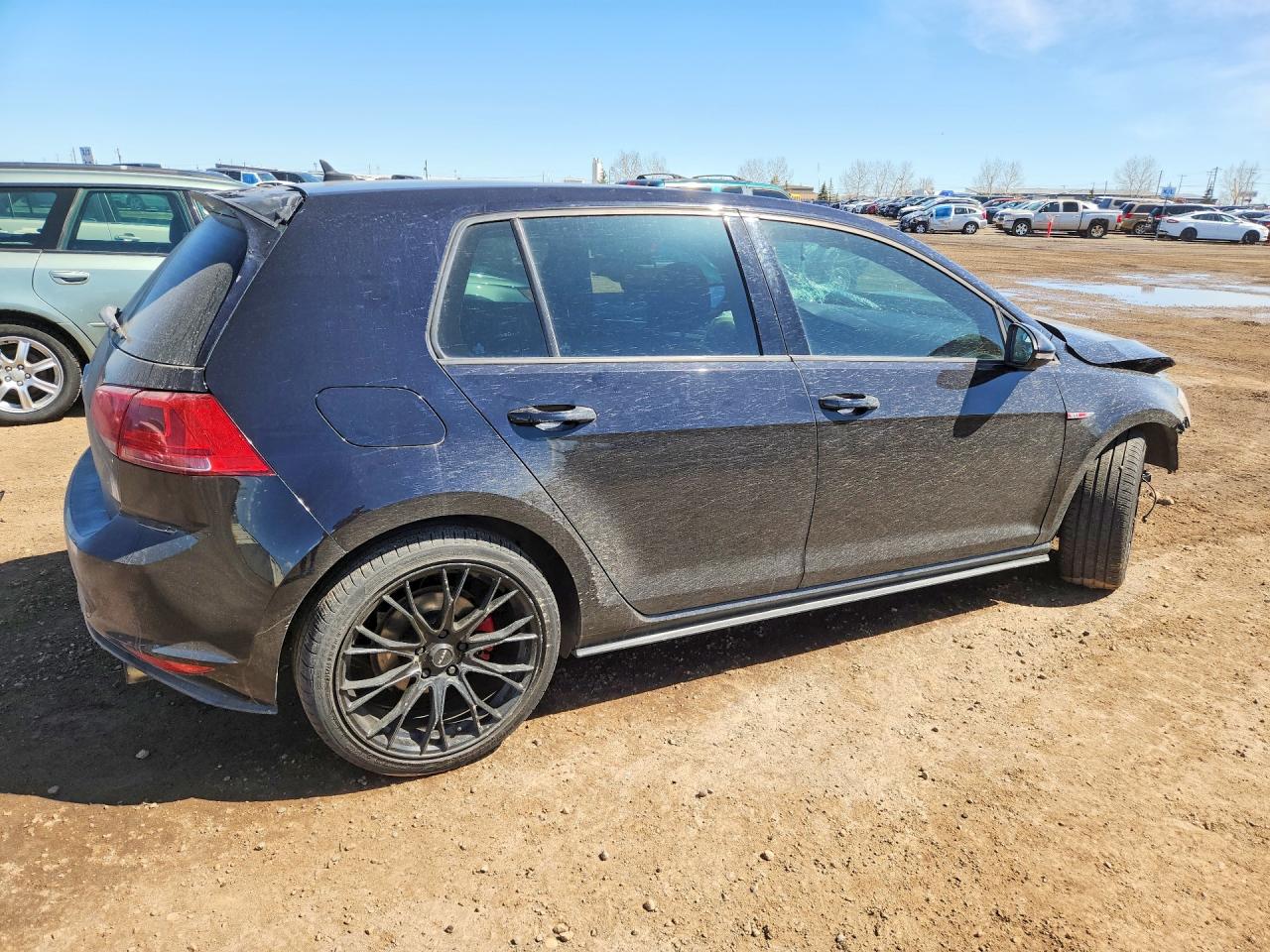 2015 Volkswagen Gti Black vin: 3VW4T7AU9FM091114