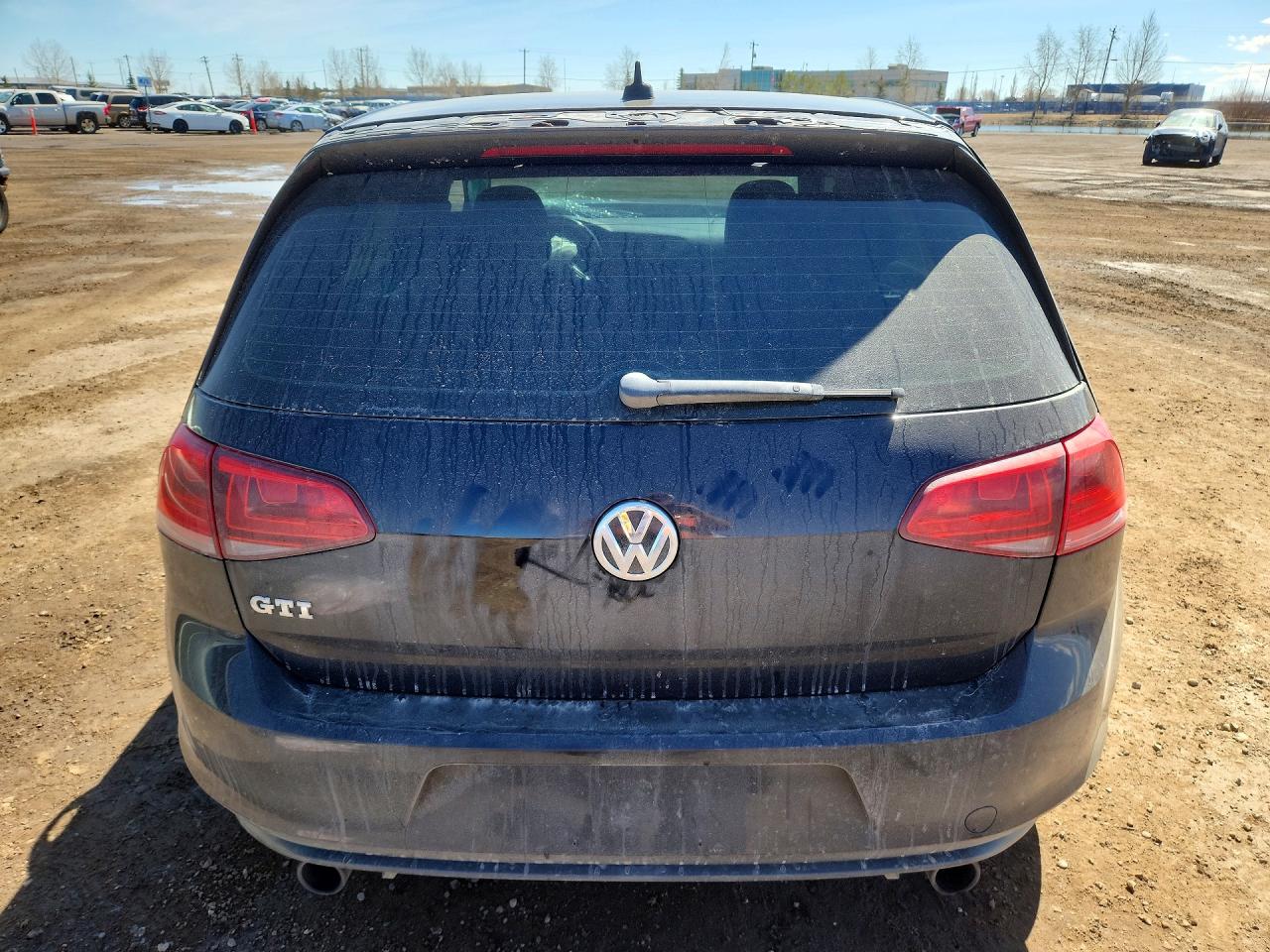 2015 Volkswagen Gti Black vin: 3VW4T7AU9FM091114