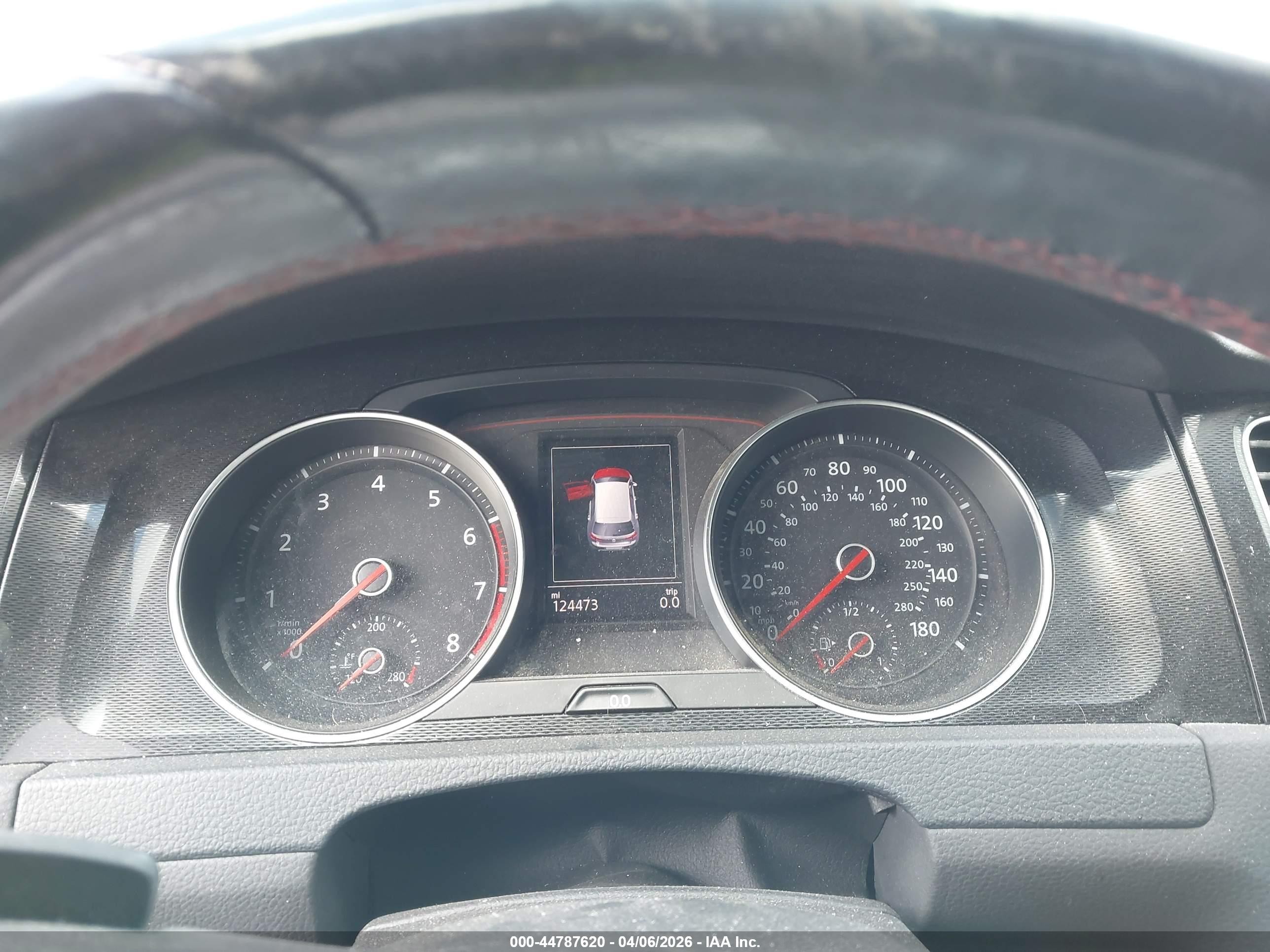 2015 Volkswagen Golf Gti 2.0t Autobahn 4-door Черный vin: 3VW4T7AUXFM017359