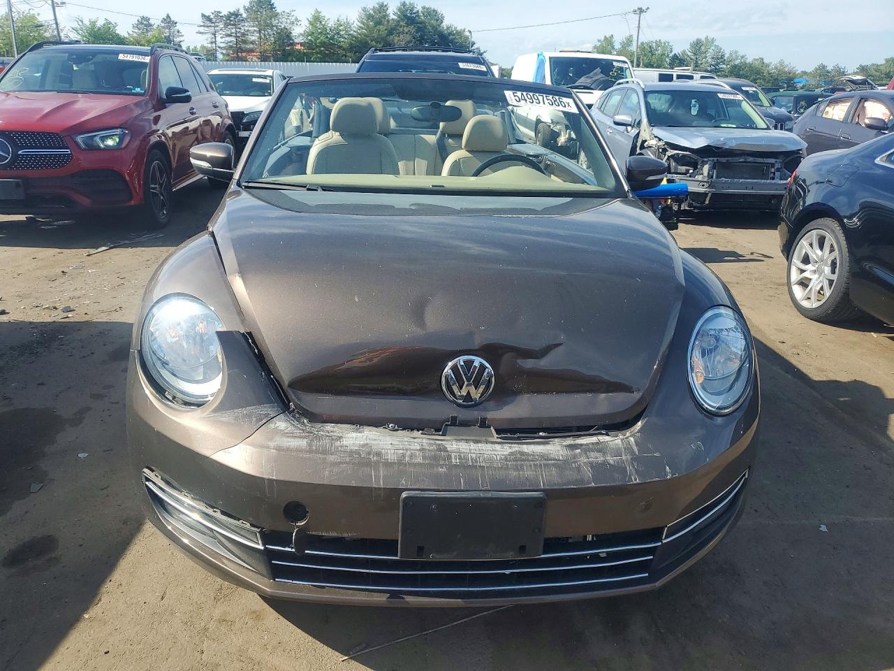 2015 Volkswagen Beetle 1.8t Brown vin: 3VW517AT0FM821283