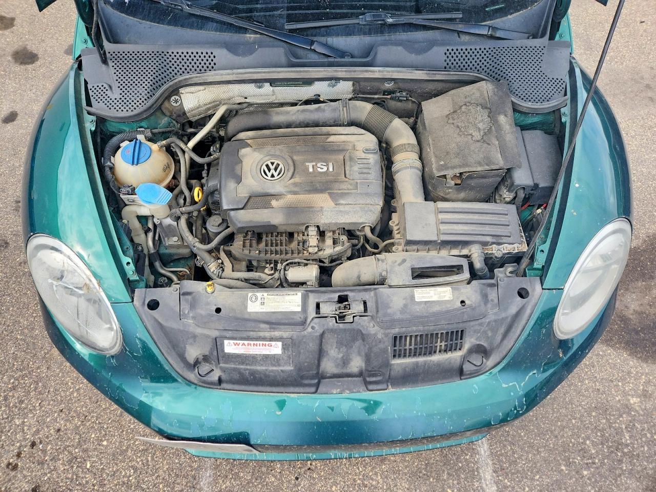 2017 Volkswagen Beetle S/se Green vin: 3VW517AT2HM809946