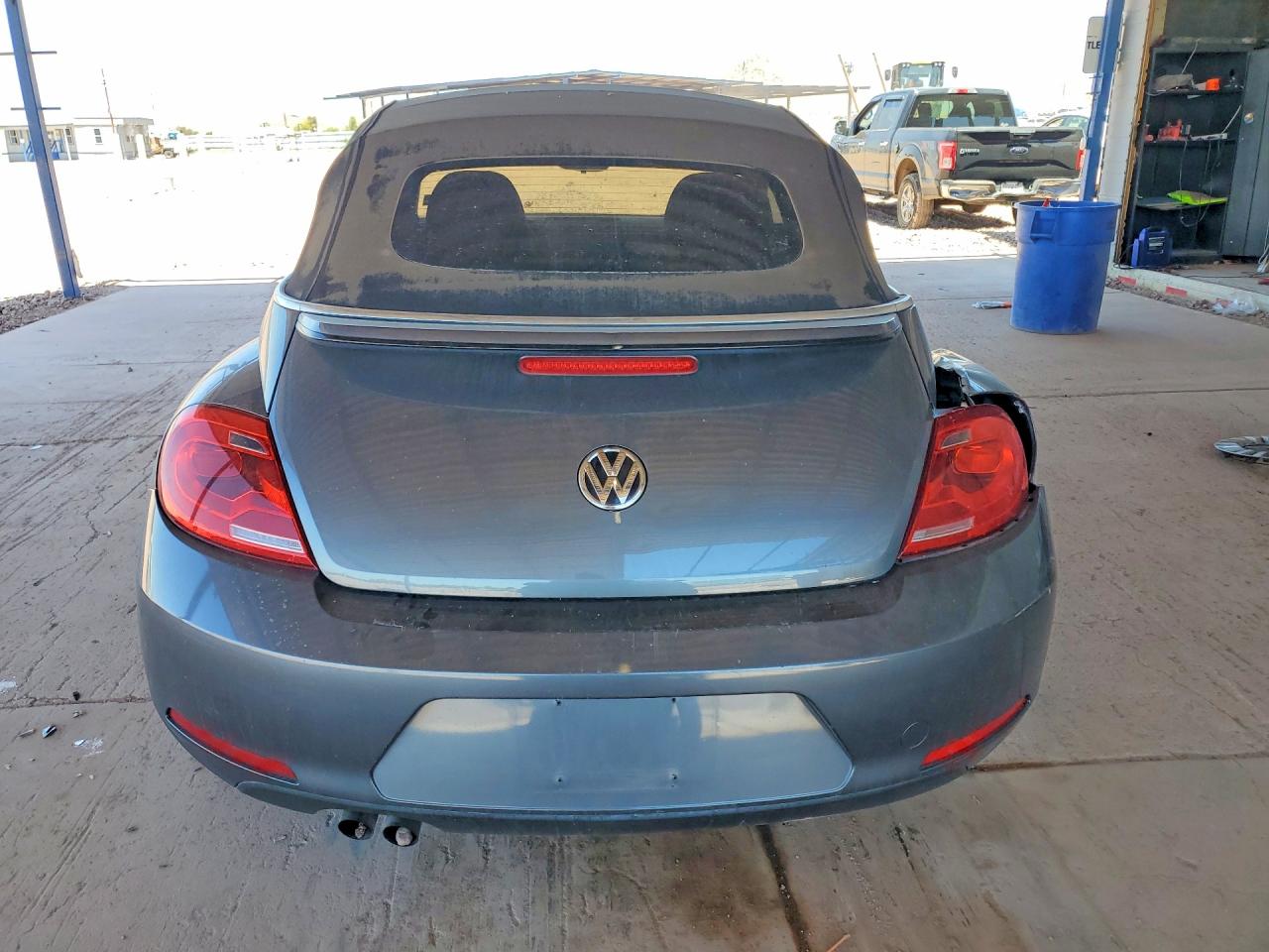 2015 Volkswagen Beetle 1.8t Gray vin: 3VW517AT3FM811346