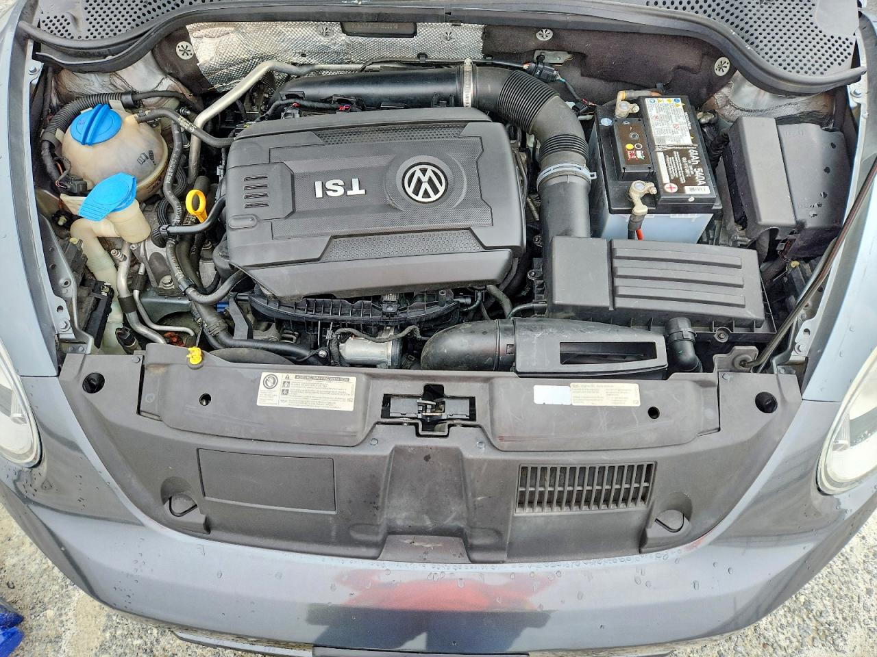 2015 Volkswagen Beetle 1.8t Gray vin: 3VW517AT5FM802616