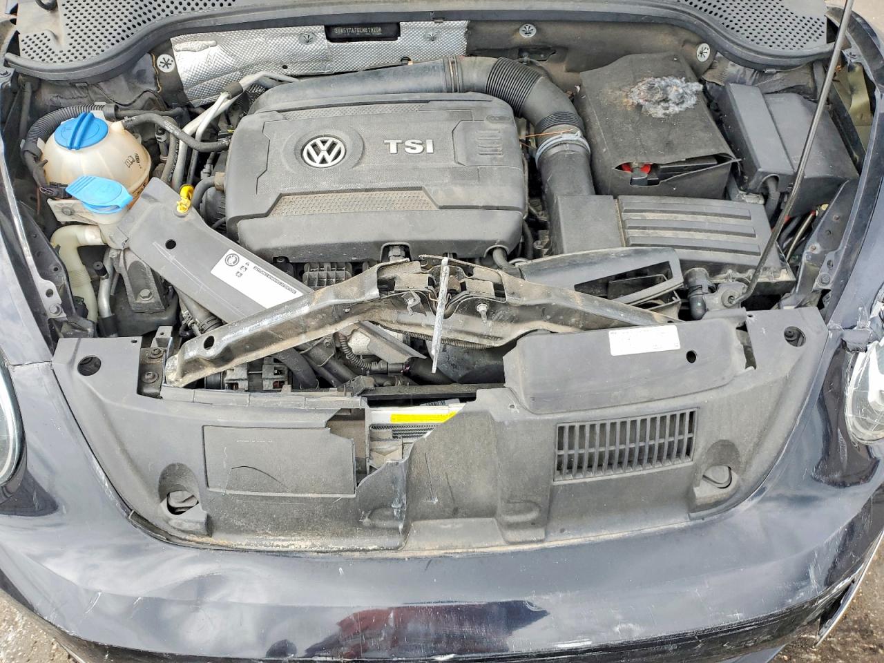 2014 Volkswagen Beetle Black vin: 3VW517AT6EM818208