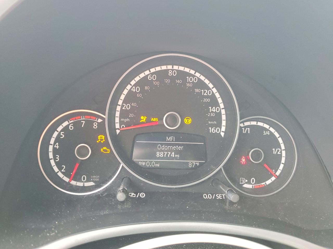 2014 Volkswagen Beetle Black vin: 3VW517AT6EM818208