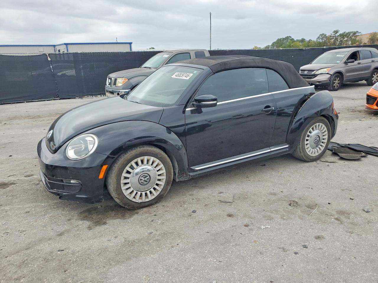 2014 Volkswagen Beetle Black vin: 3VW517AT8EM819456
