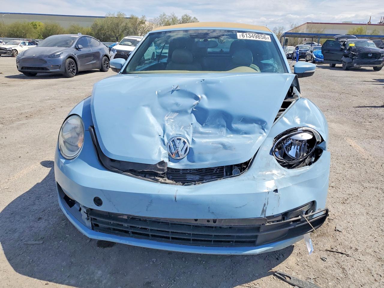 2015 Volkswagen Beetle 1.8t Teal vin: 3VW517AT9FM821119