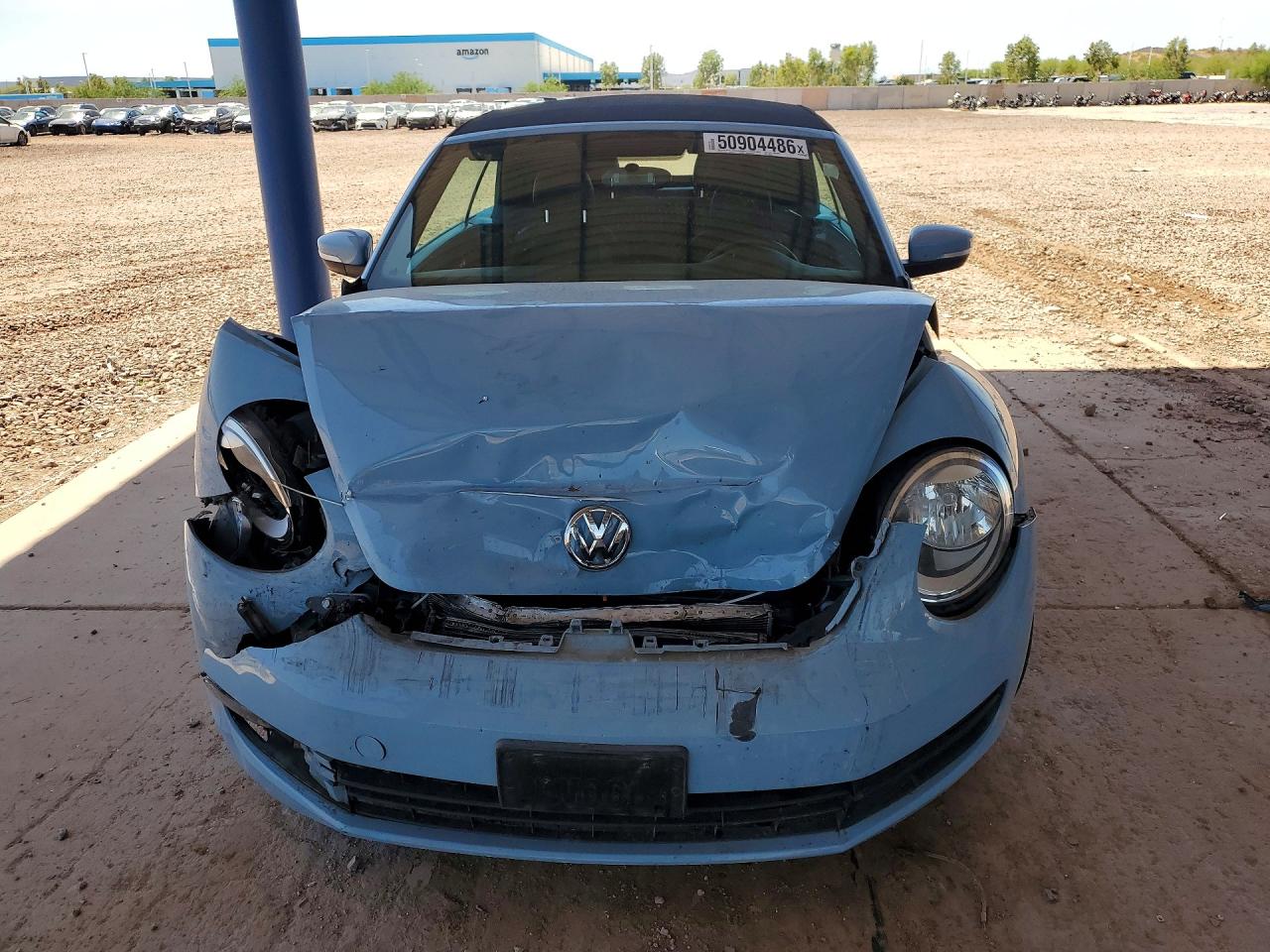 2015 Volkswagen Beetle 1.8t Blue vin: 3VW517ATXFM800425
