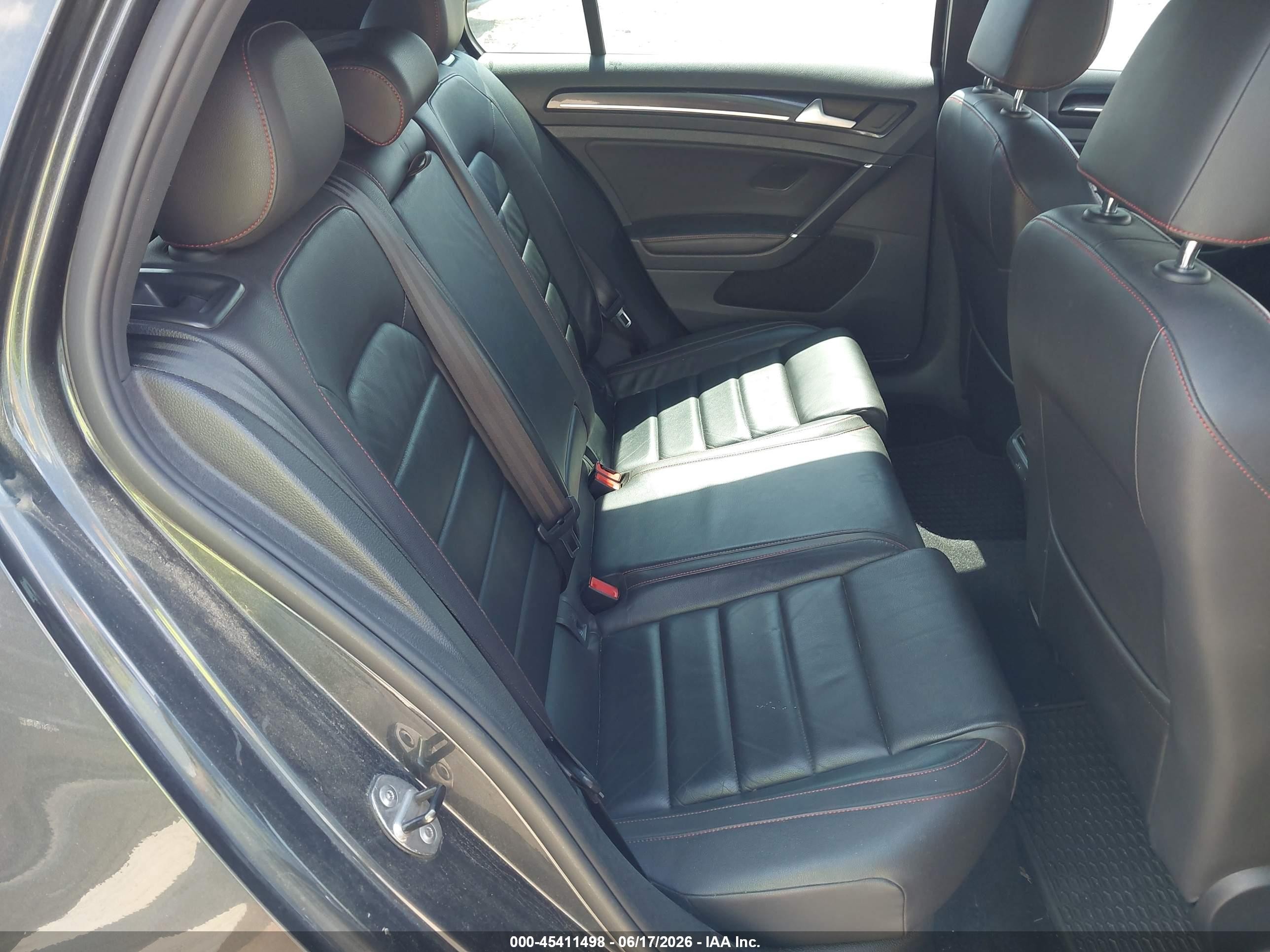 2015 Volkswagen Golf Gti 2.0t Autobahn W/performance Package 4-door Черный vin: 3VW547AU1FM078763