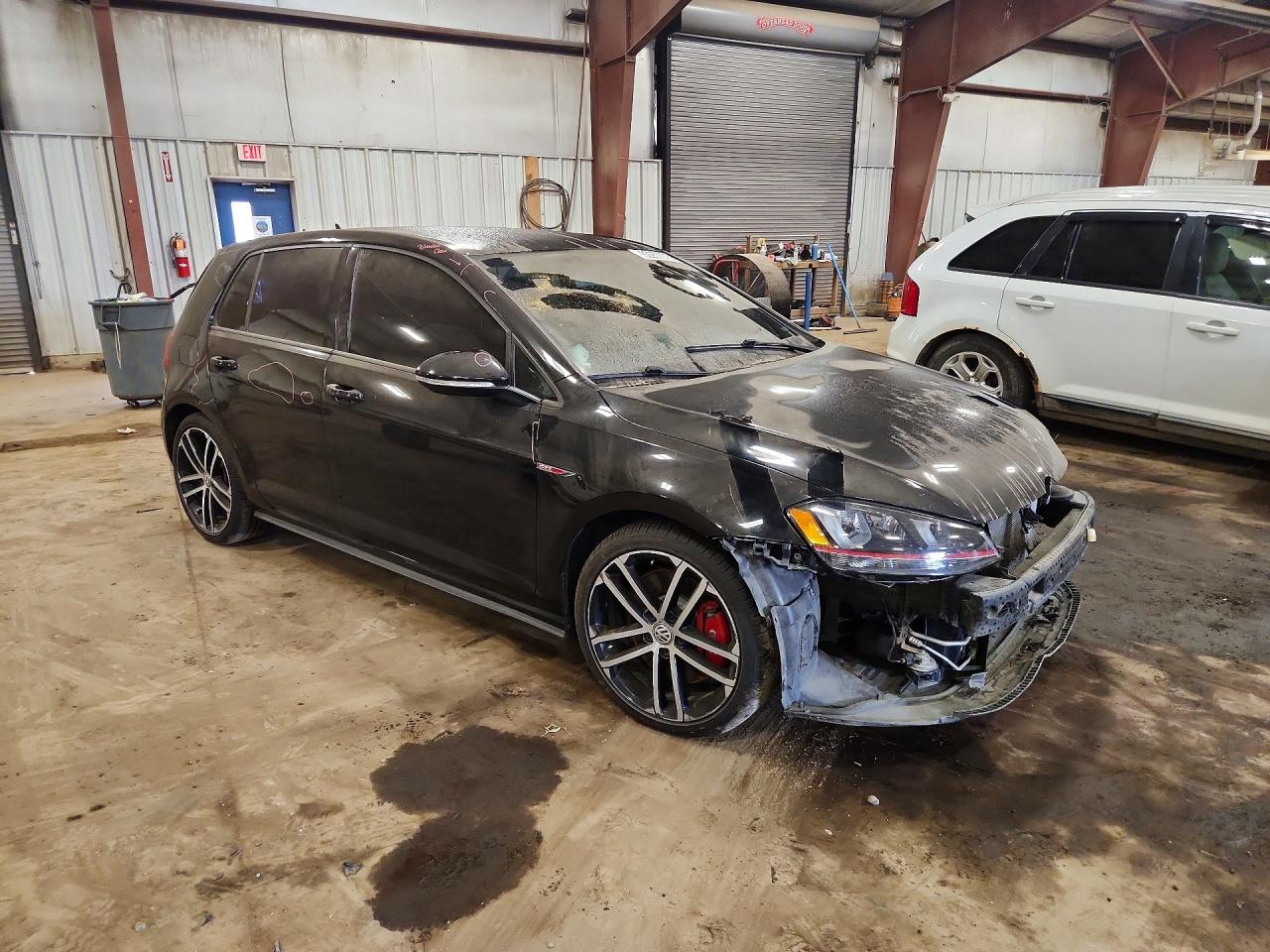 2017 Volkswagen Gti Sport Black vin: 3VW547AU1HM062484