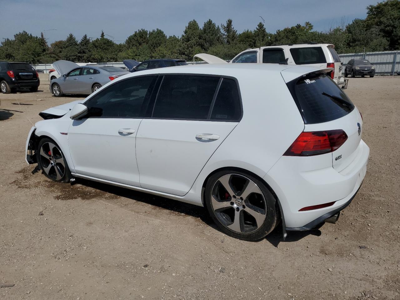 2018 Volkswagen Gti S Белый vin: 3VW547AU1JM277644