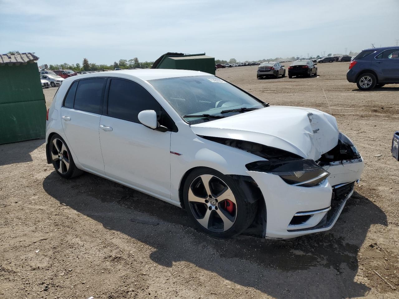 2018 Volkswagen Gti S Белый vin: 3VW547AU1JM277644