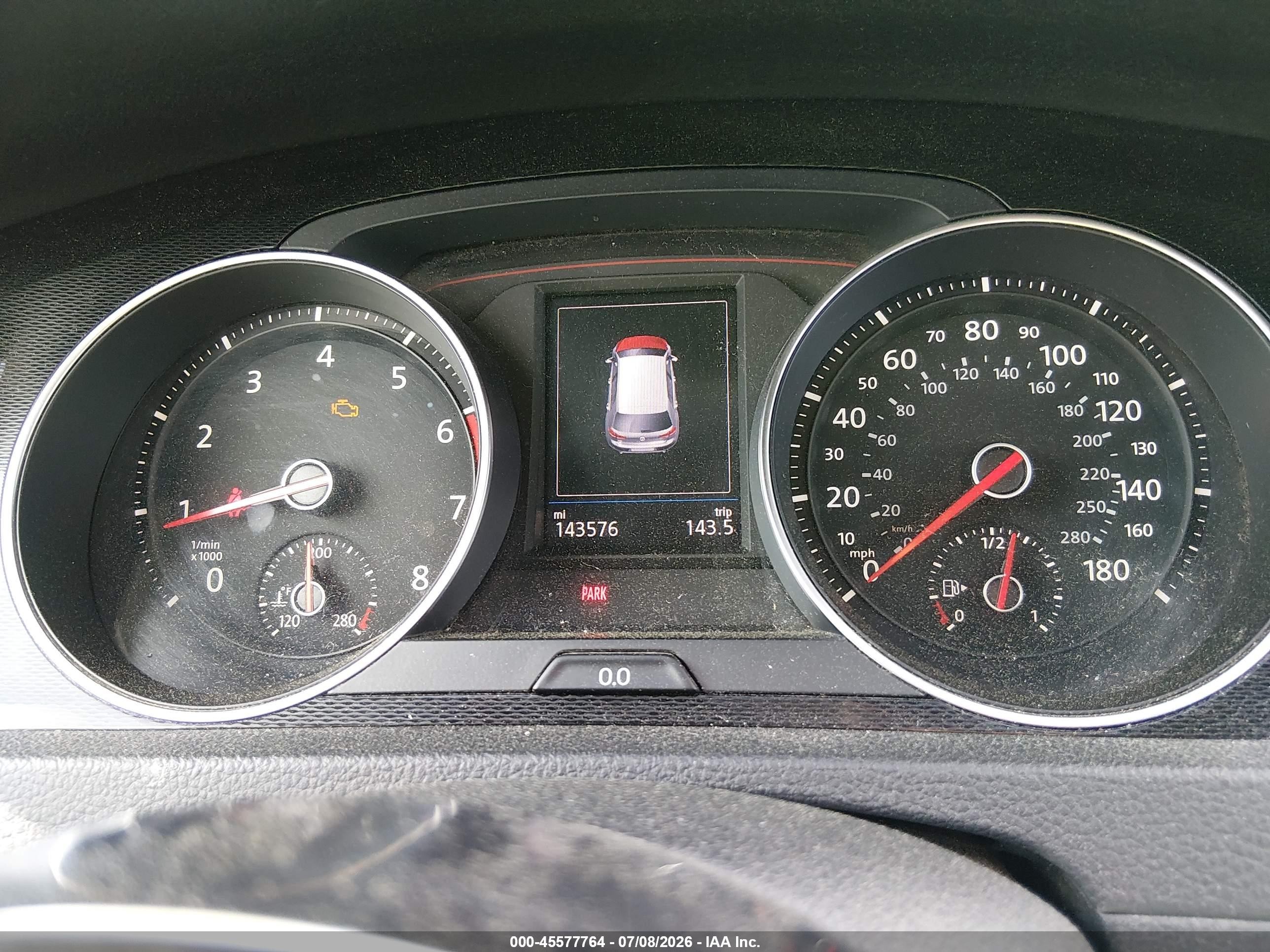 2015 Volkswagen Golf Gti 2.0t Autobahn W/performance Package 4-door White vin: 3VW547AU2FM098536
