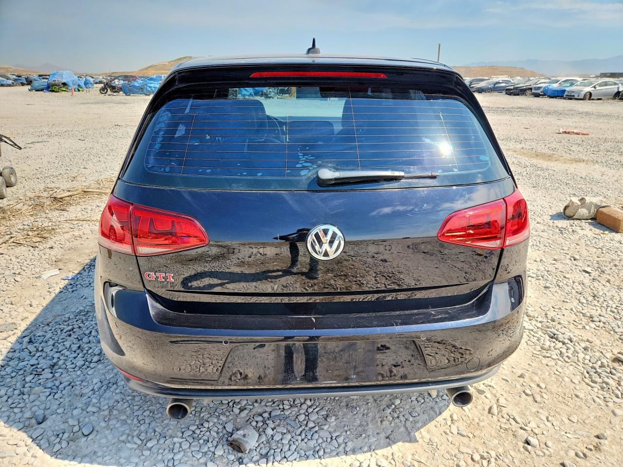 2015 Volkswagen Gti Black vin: 3VW547AU2FM100463